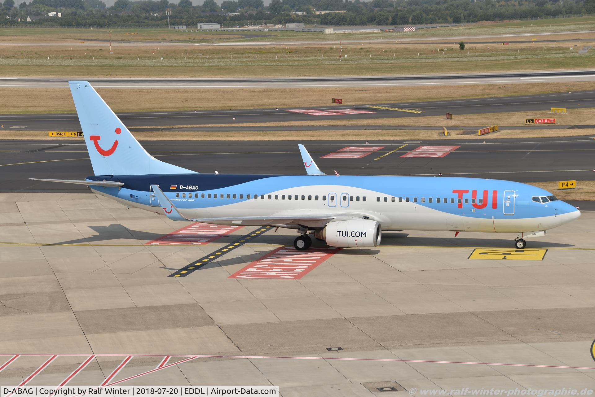 D-ABAG, 2001 Boeing 737-86J C/N 30879, Boeing 737-86J(W) - X3 TUI TUIfly - 30879 - D-ABAG - 20.07.2018 - DUS