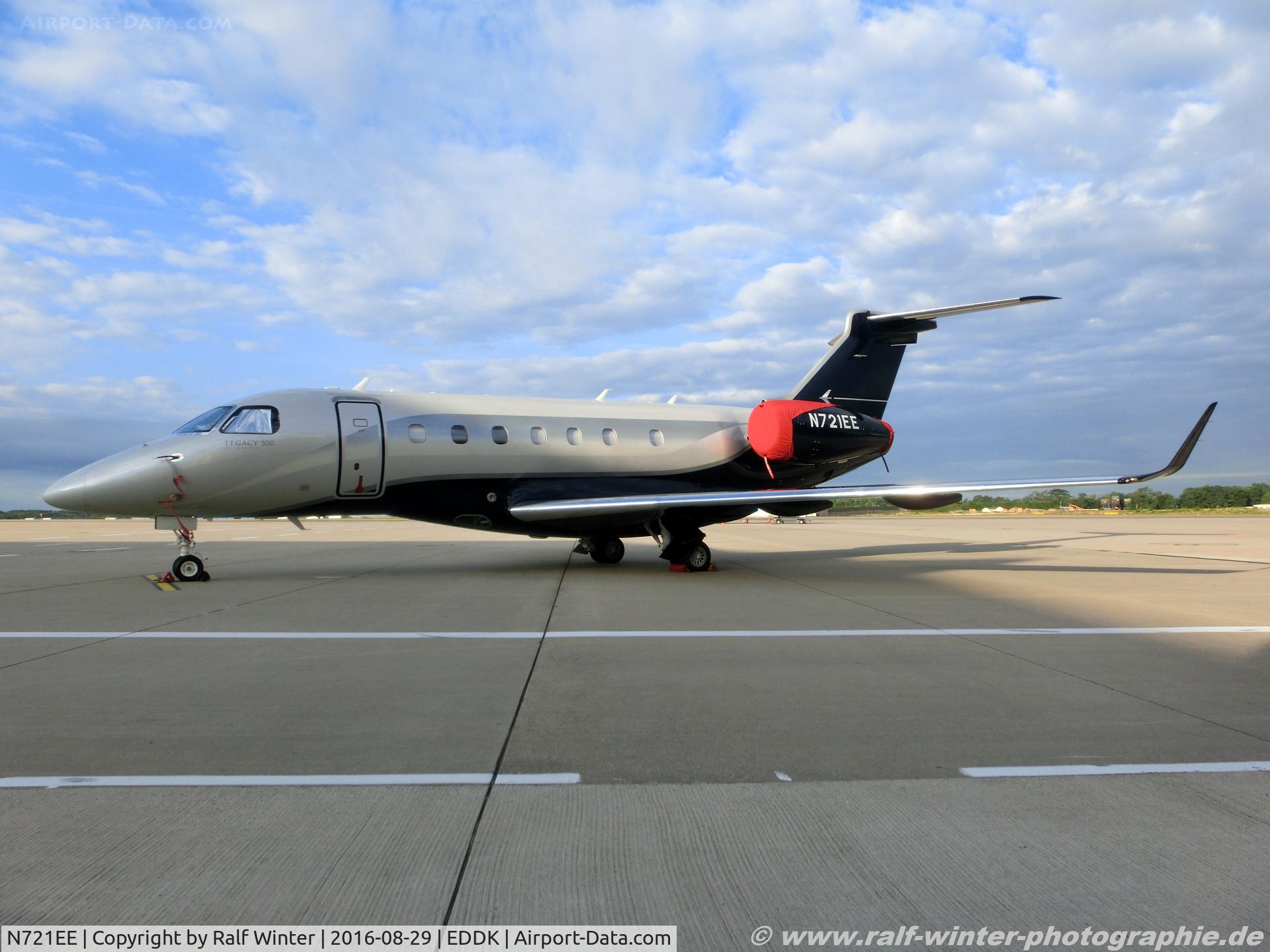 N721EE, 2016 Embraer EMB-550 Legacy 500 C/N 55000046, Embrear EMB-550 Legacy 500 - Embraer Executive Aircraft - 55000046 - N721EE - 29.08.2016 - CGN