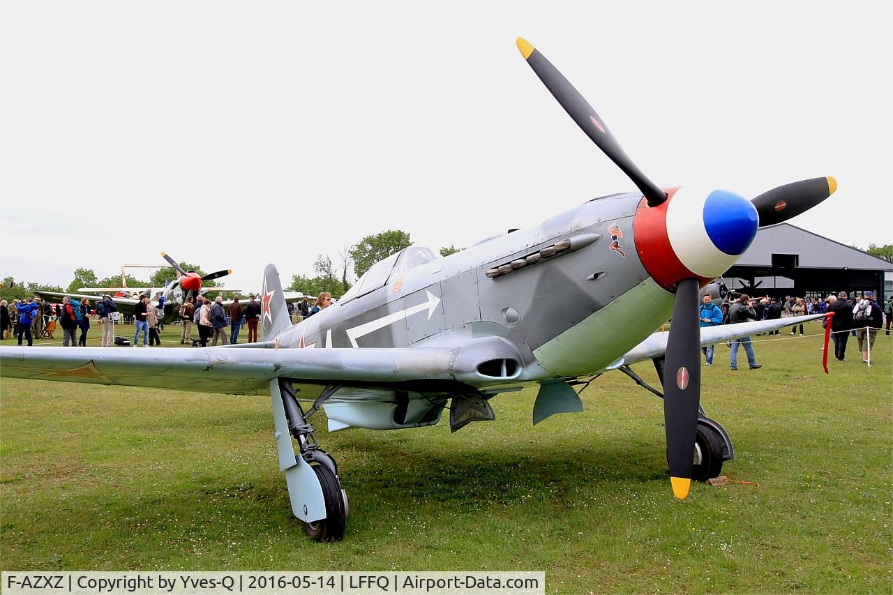 F-AZXZ, 1944 Yakovlev Yak-3UA Replica C/N Y337, Yakovlev Yak-3U, Static display, La Ferté-Alais airfield (LFFQ) Air show 2016