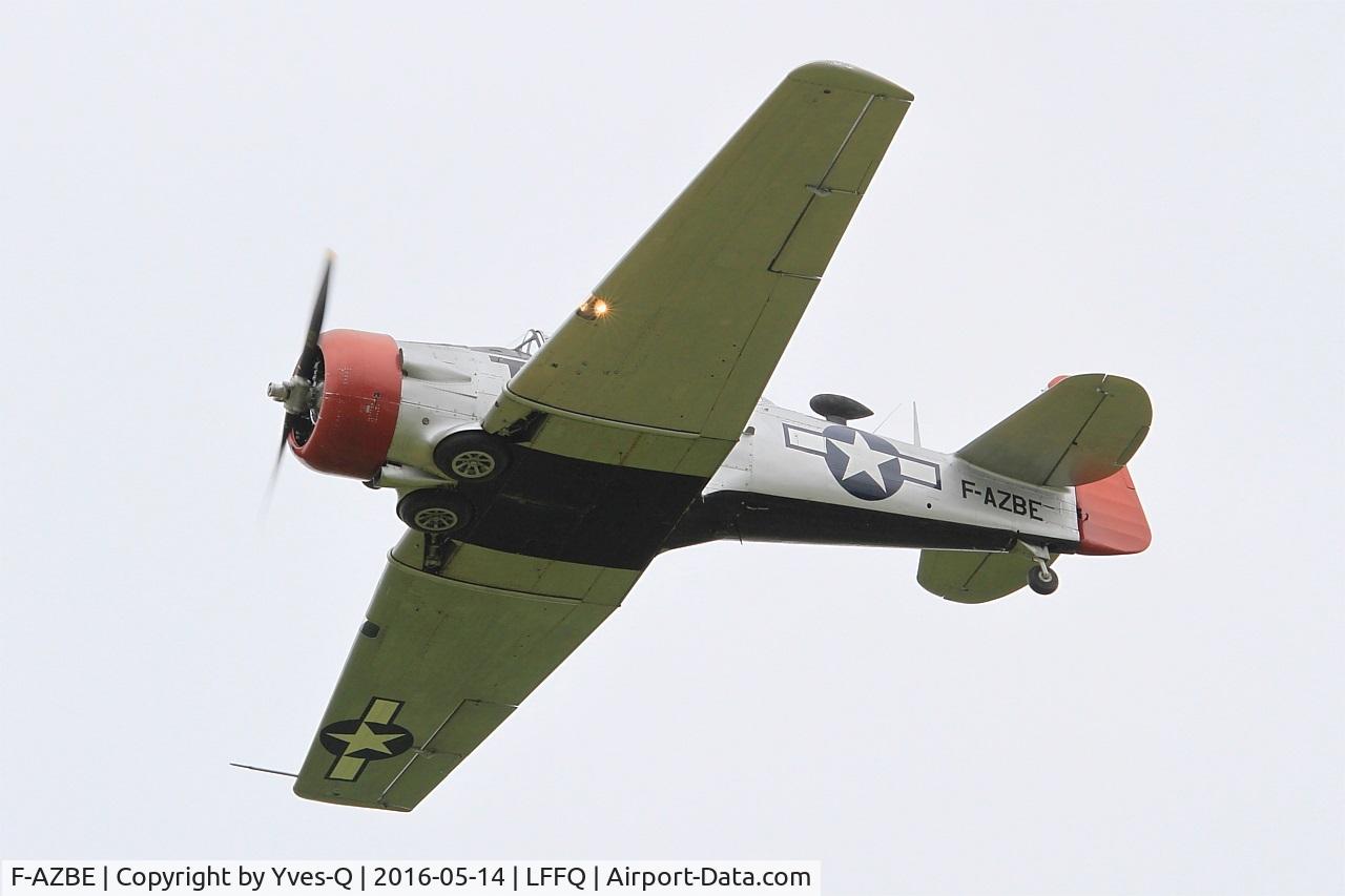 F-AZBE, North American AT-6C Harvard IIA C/N 88-12127, North American AT-6C Harvard IIA, On display, La Ferté-Alais airfield (LFFQ) Airshow 2016