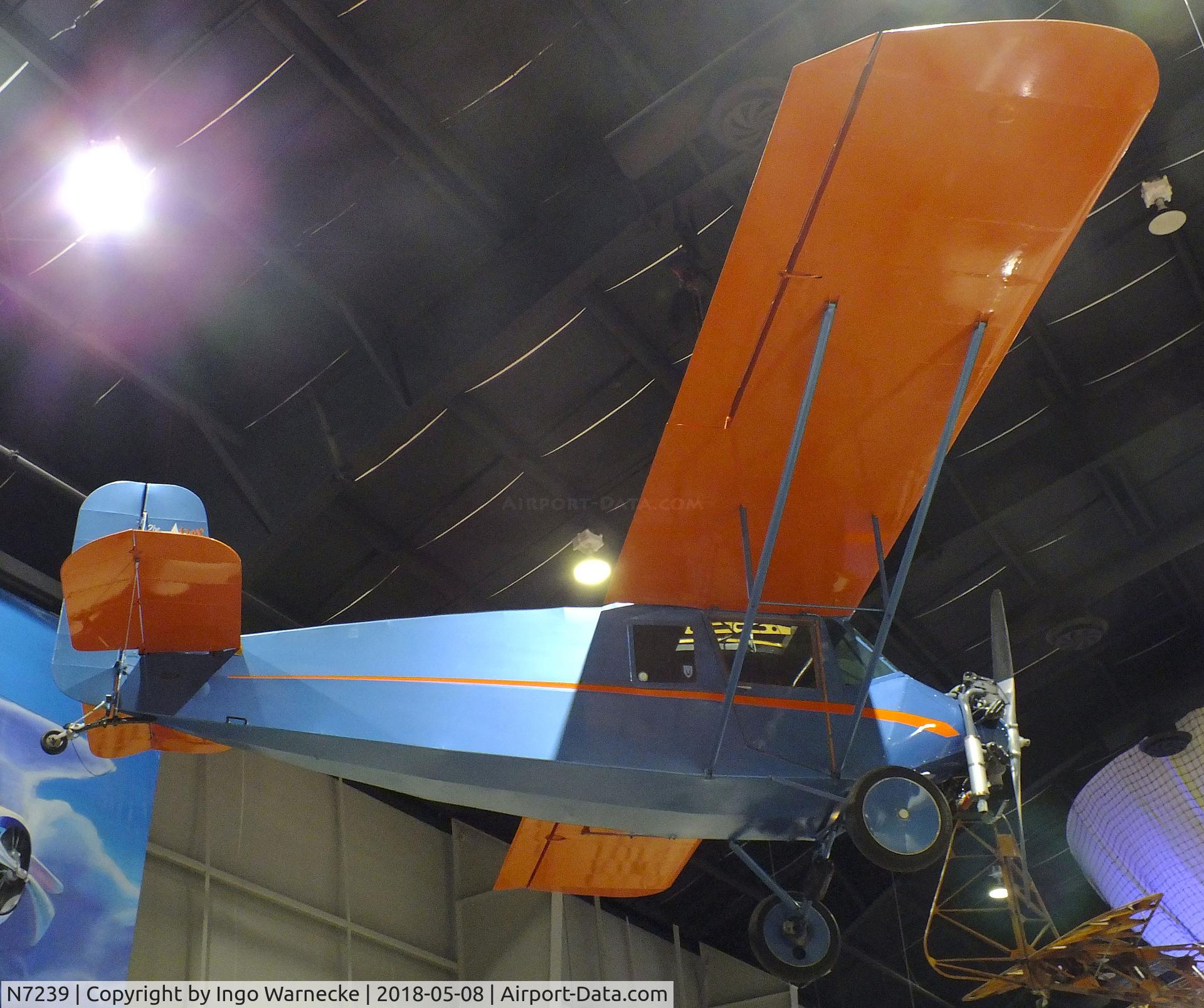 N7239, 1979 Meek Richard H STAR CAVALIER-E C/N 101, Star (Meek, Richard H) Cavalier-E replica at the Tulsa Air and Space Museum, Tulsa OK