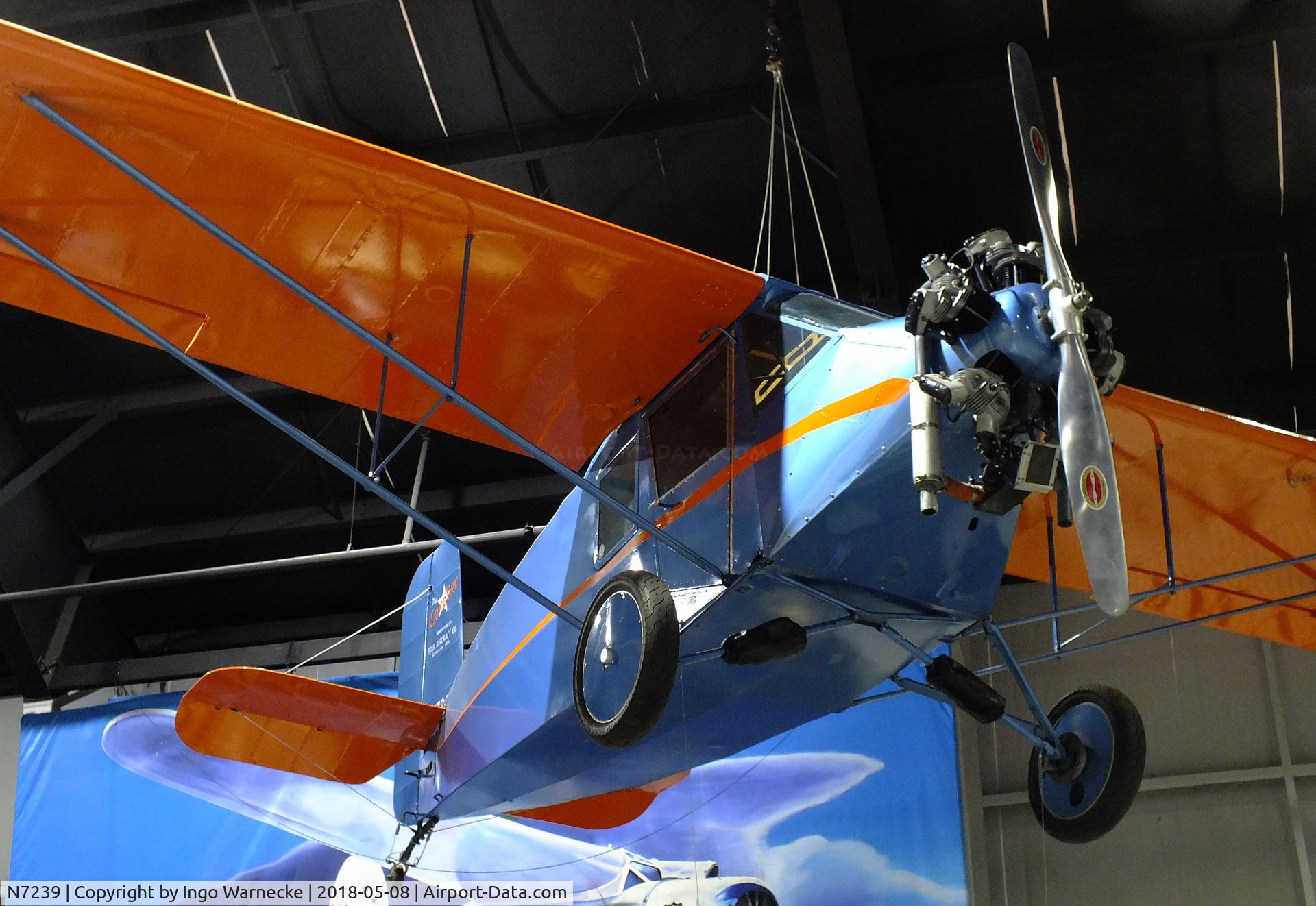 N7239, 1979 Meek Richard H STAR CAVALIER-E C/N 101, Star (Meek, Richard H) Cavalier-E replica at the Tulsa Air and Space Museum, Tulsa OK