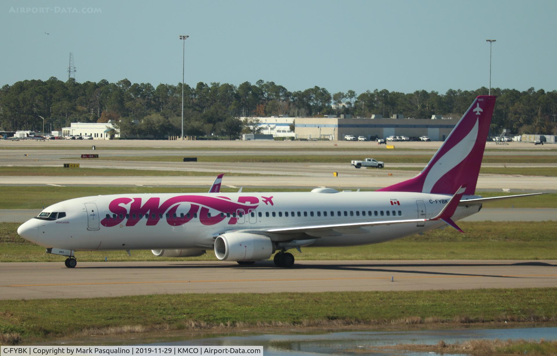 C-FYBK, 2015 Boeing 737-8CT C/N 40-336, Boeing 737-8CT