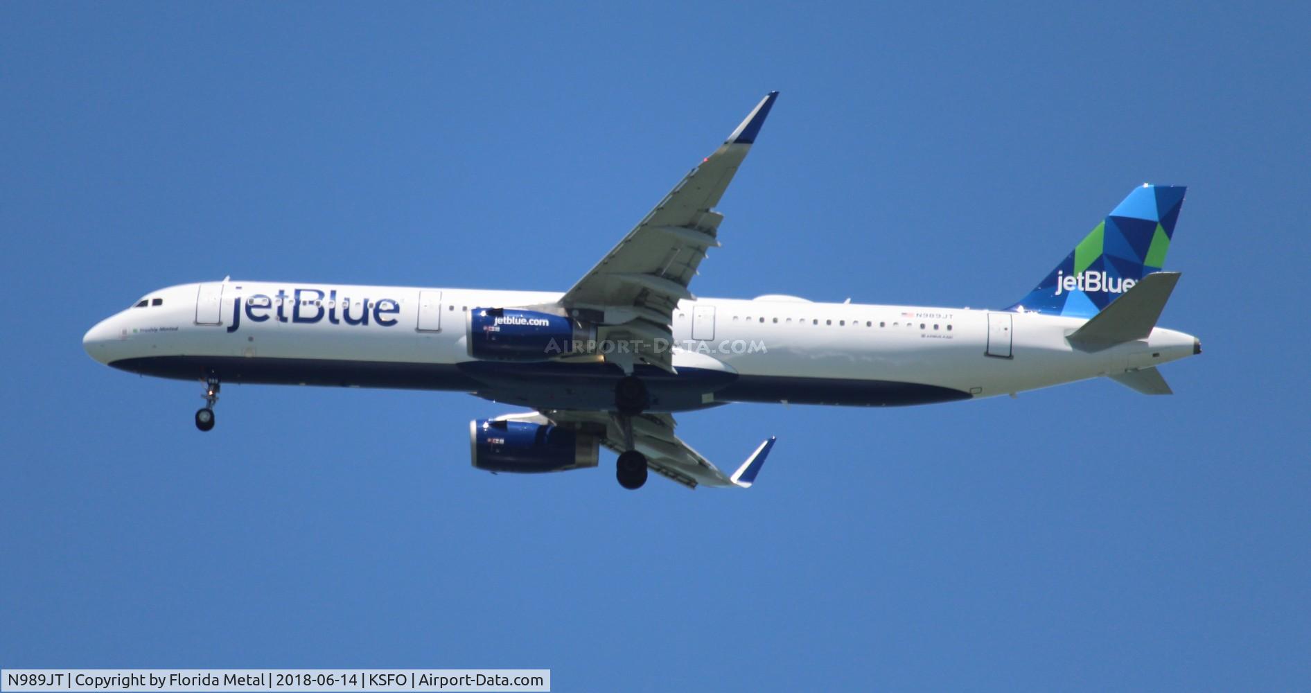 N989JT, 2017 Airbus A321-231 C/N 7924, JetBlue