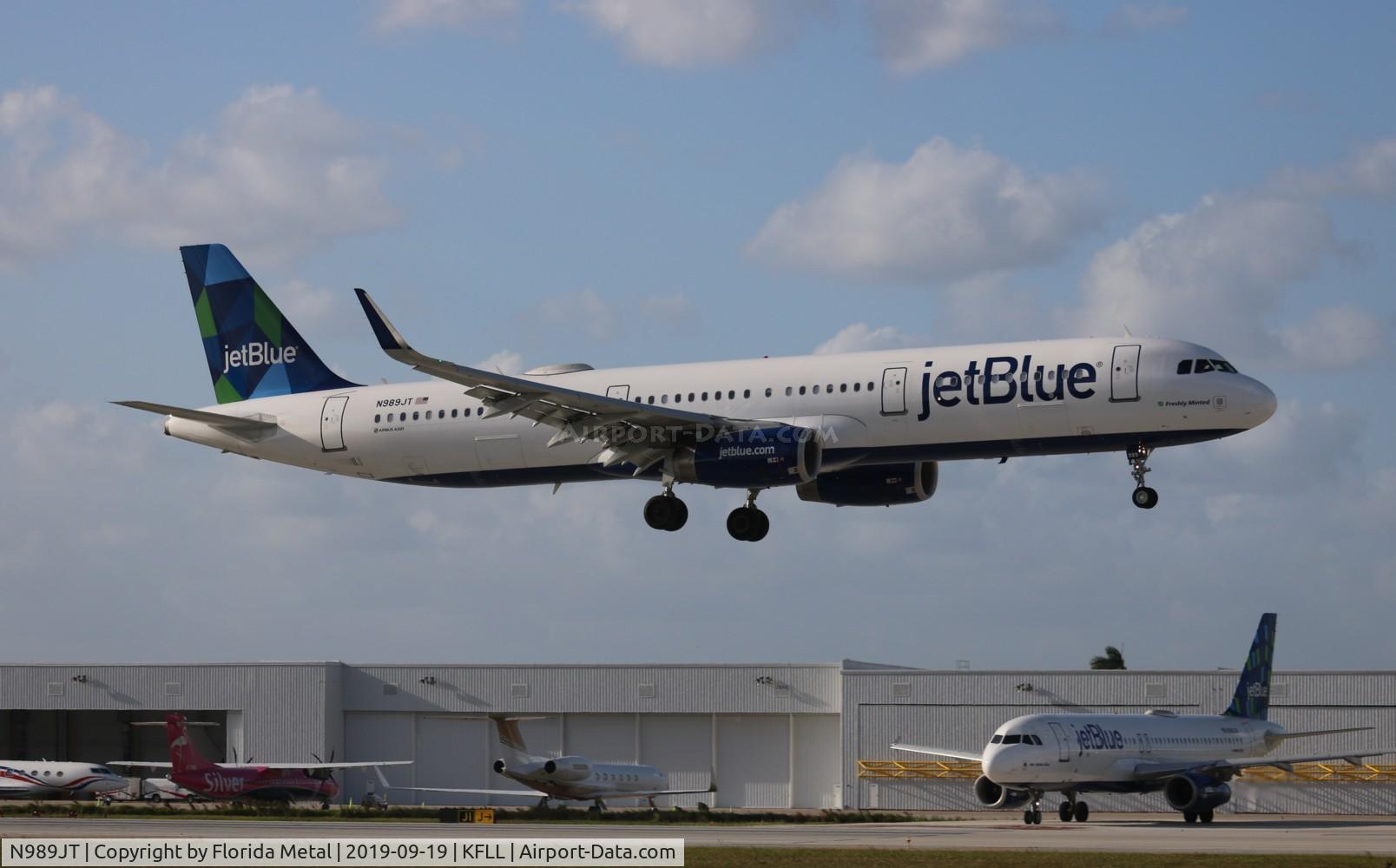 N989JT, 2017 Airbus A321-231 C/N 7924, JetBlue