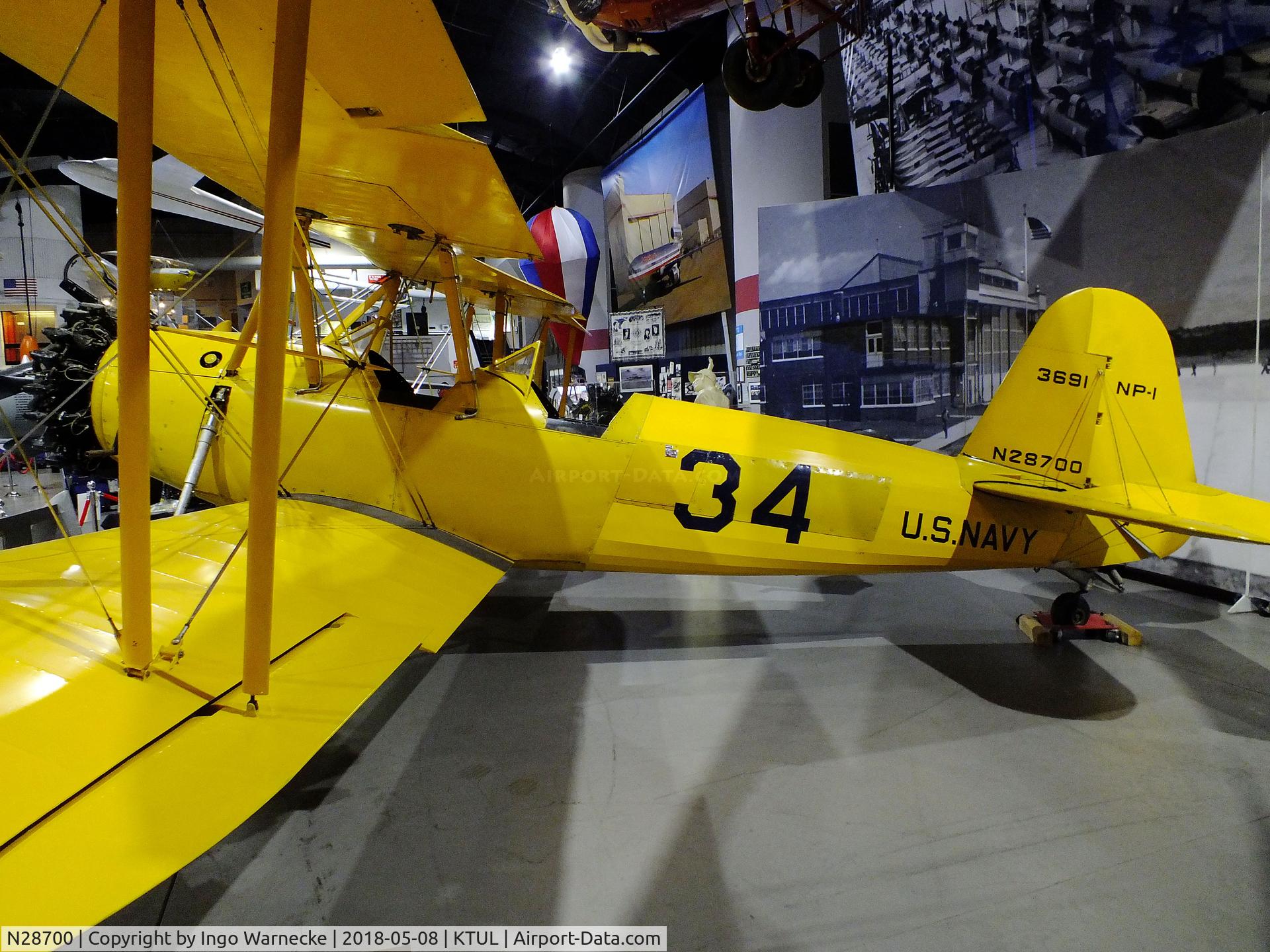 N28700, 1941 Spartan NP-1 C/N 47, Spartan NP-1 at the Tulsa Air and Space Museum, Tulsa OK
