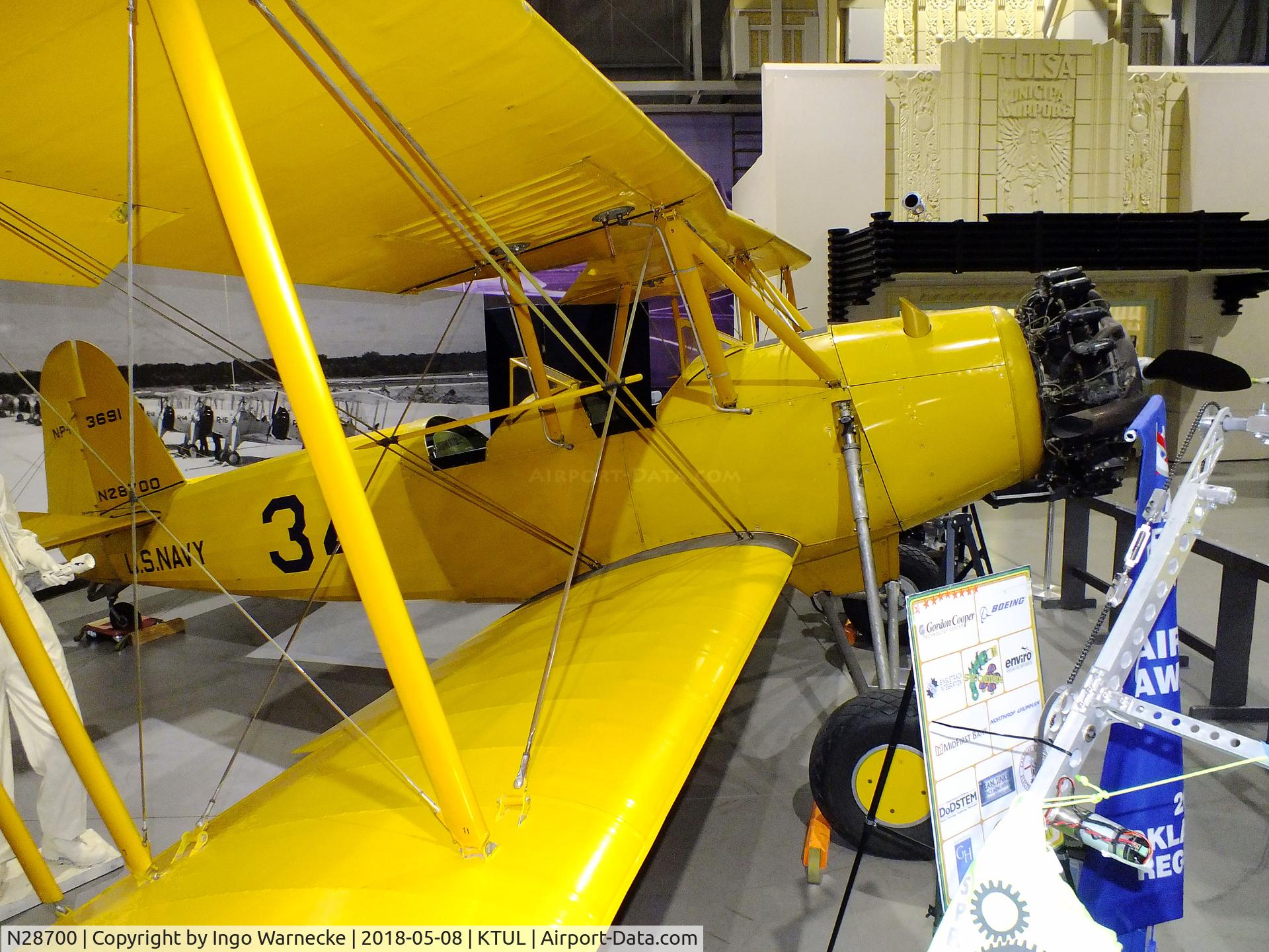 N28700, 1941 Spartan NP-1 C/N 47, Spartan NP-1 at the Tulsa Air and Space Museum, Tulsa OK