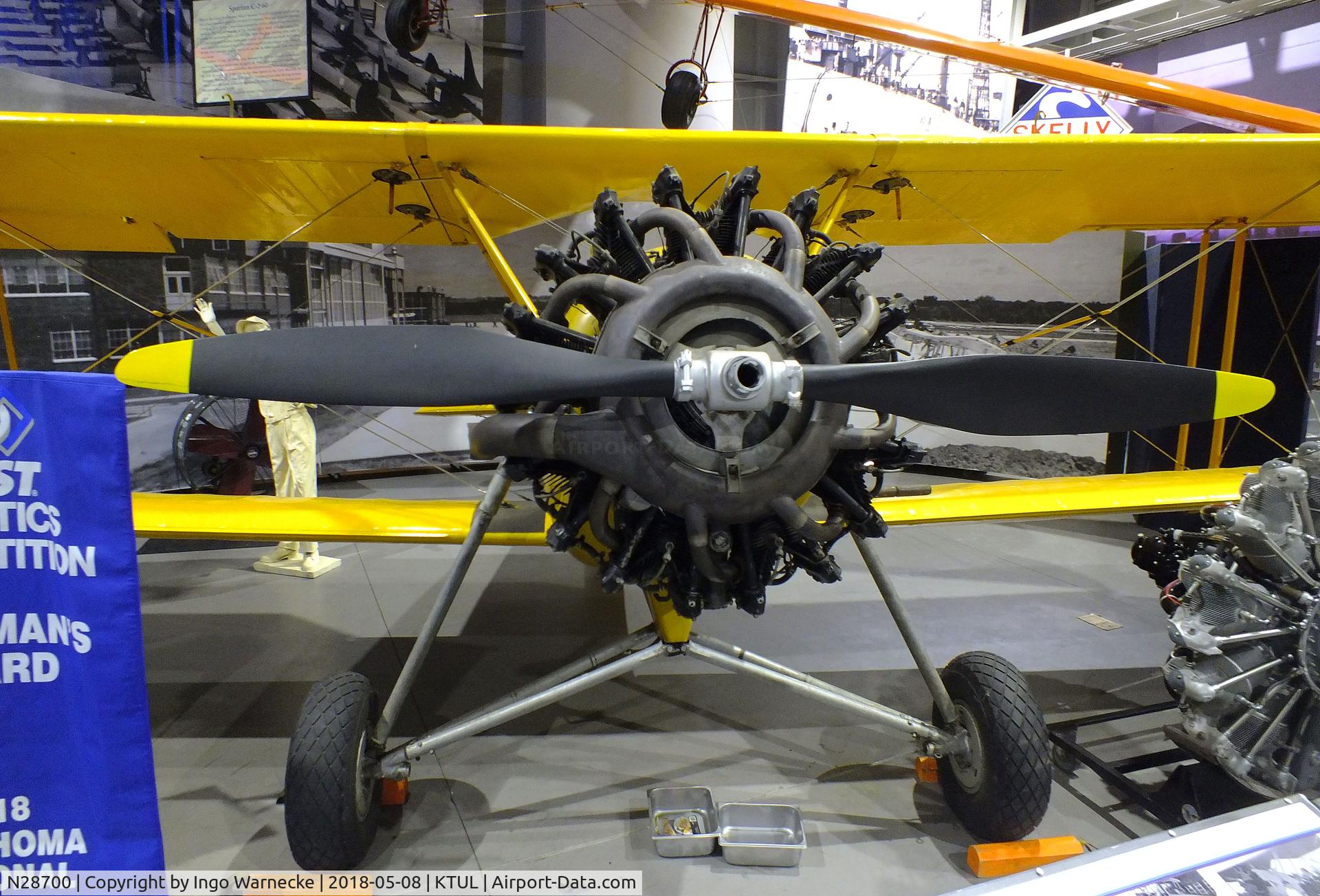 N28700, 1941 Spartan NP-1 C/N 47, Spartan NP-1 at the Tulsa Air and Space Museum, Tulsa OK