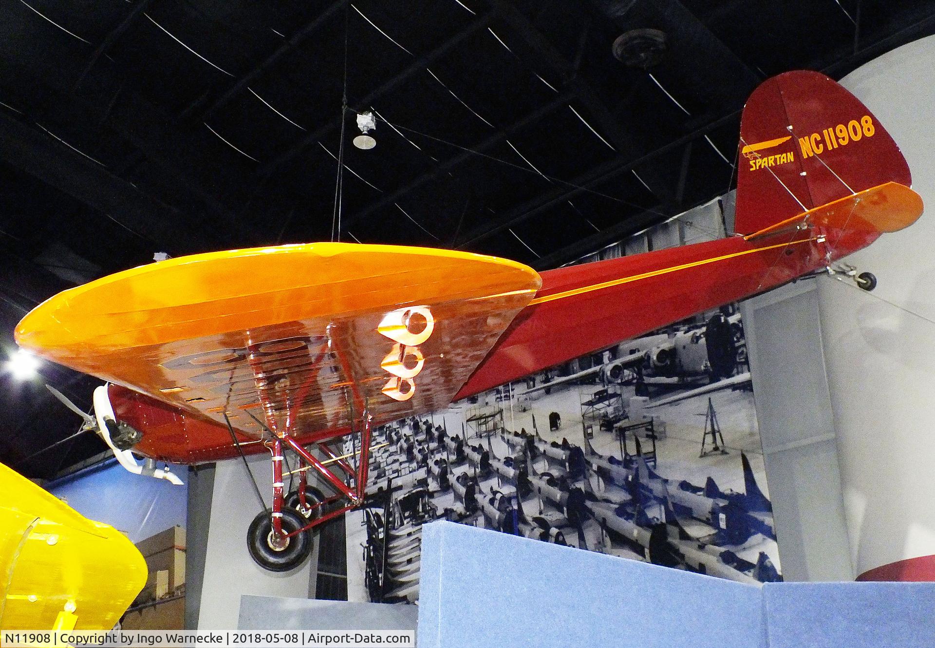 N11908, 1931 Spartan C2-60 C/N J-15, Spartan C2-60 at the Tulsa Air and Space Museum, Tulsa OK