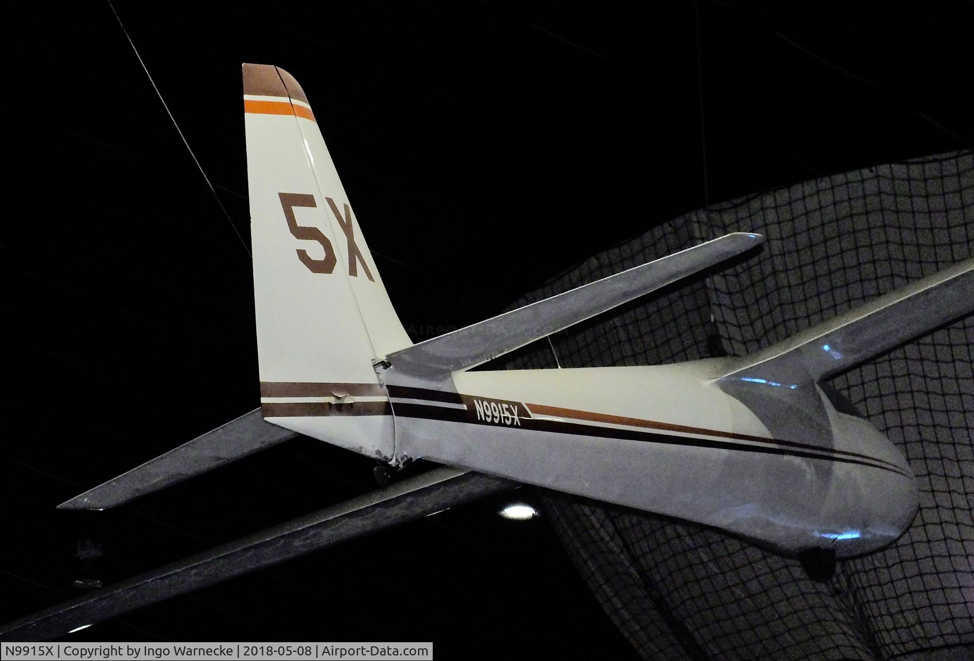 N9915X, 1967 Schleicher Ka-6E Rhonsegler C/N 4095, Schleicher Ka 6E Rhönsegler at the Tulsa Air and Space Museum, Tulsa OK