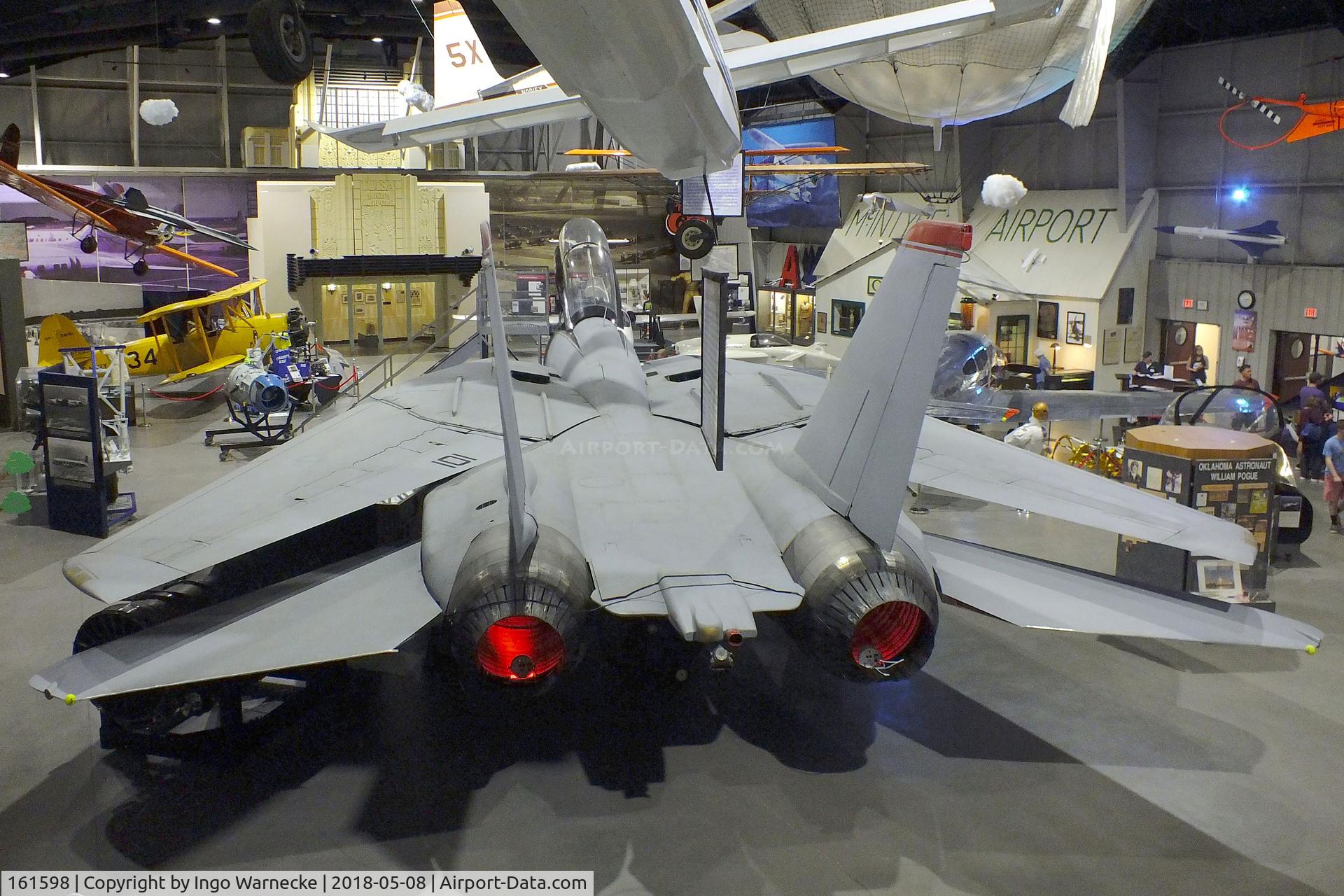 161598, Grumman F-14A Tomcat C/N 457, Grumman F-14A Tomcat at the Tulsa Air and Space Museum, Tulsa OK
