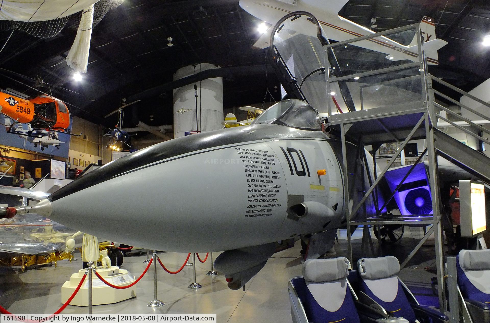 161598, Grumman F-14A Tomcat C/N 457, Grumman F-14A Tomcat at the Tulsa Air and Space Museum, Tulsa OK