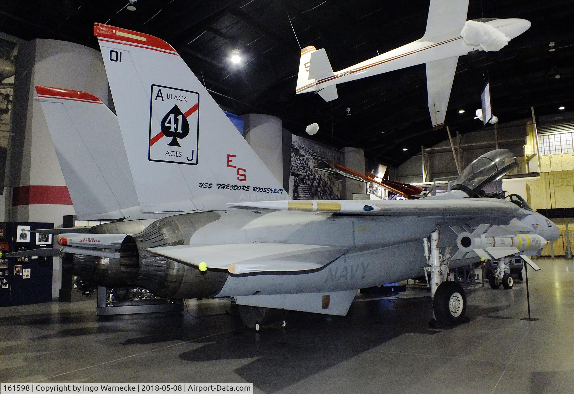 161598, Grumman F-14A Tomcat C/N 457, Grumman F-14A Tomcat at the Tulsa Air and Space Museum, Tulsa OK