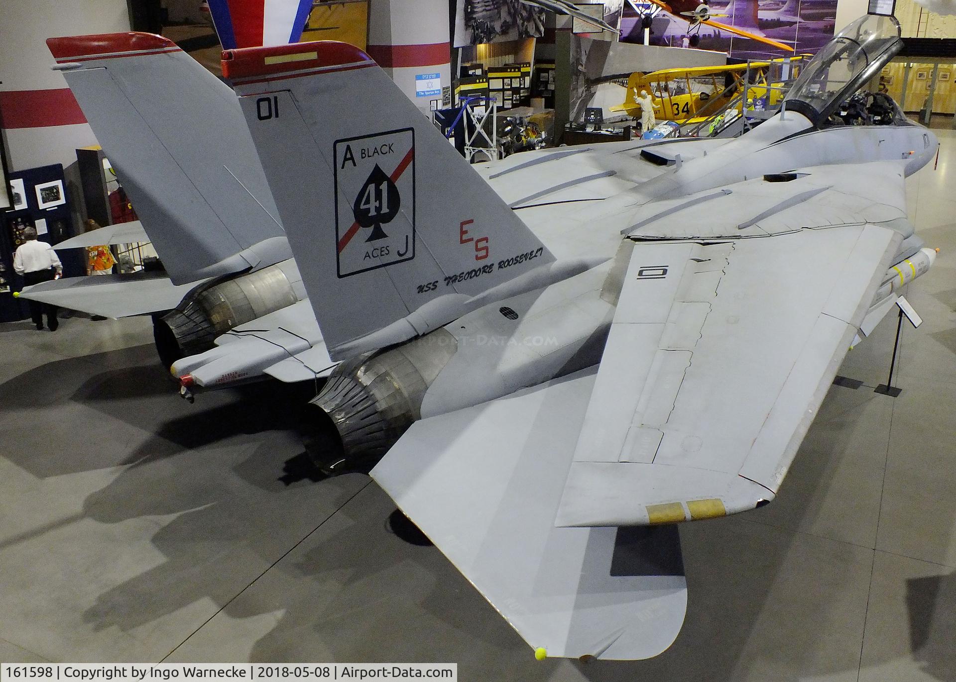 161598, Grumman F-14A Tomcat C/N 457, Grumman F-14A Tomcat at the Tulsa Air and Space Museum, Tulsa OK