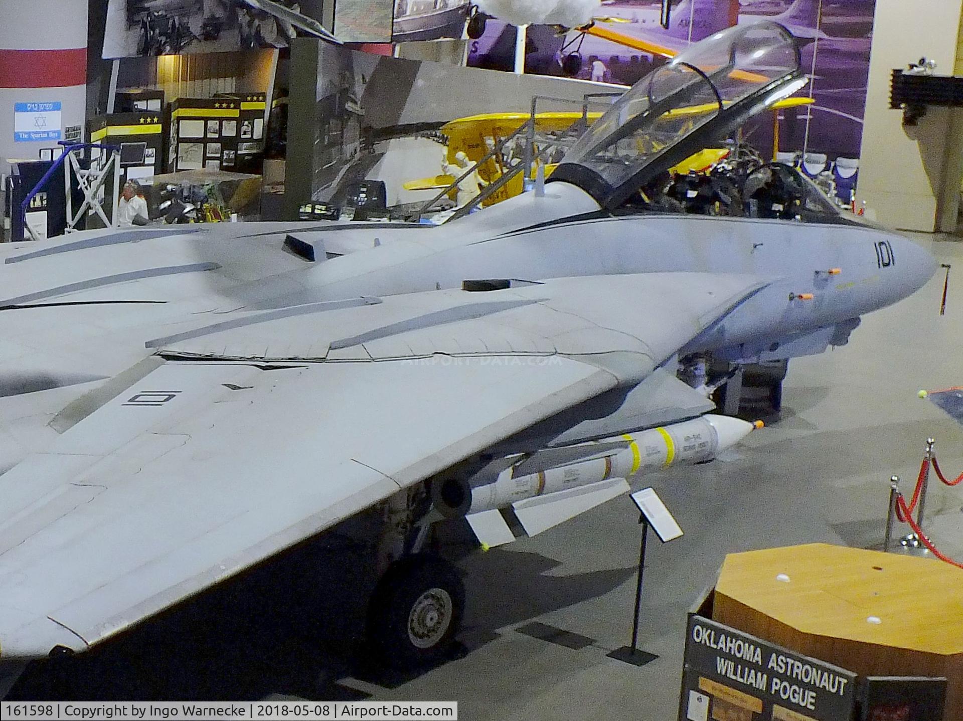 161598, Grumman F-14A Tomcat C/N 457, Grumman F-14A Tomcat at the Tulsa Air and Space Museum, Tulsa OK