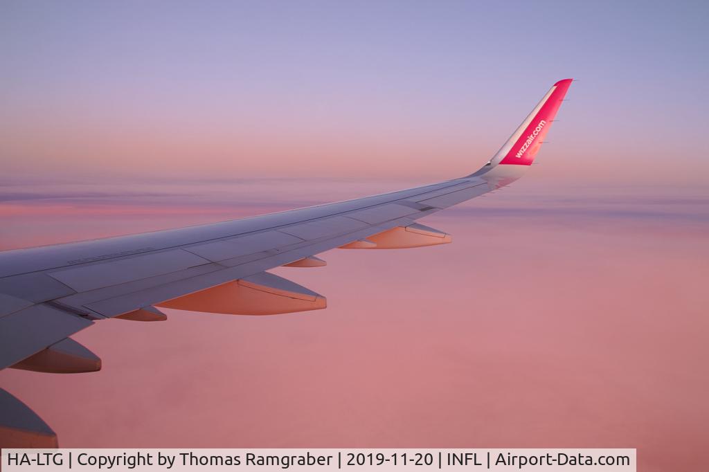 HA-LTG, 2019 Airbus A321-211 C/N 8644, Wizzair Airbus A321 inflight VIE/LOWW -> LIS/LPPT