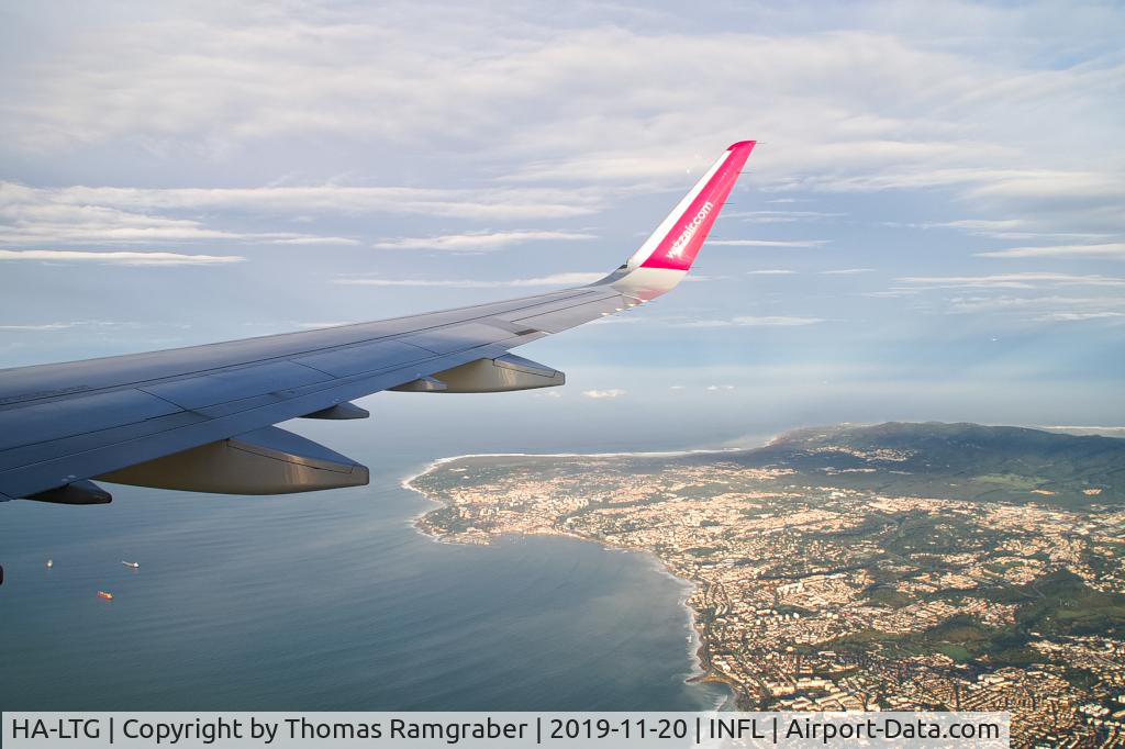 HA-LTG, 2019 Airbus A321-211 C/N 8644, Wizzair Airbus A321 inflight VIE/LOWW -> LIS/LPPT