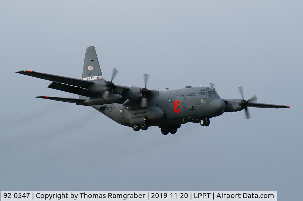 92-0547, 1992 Lockheed C-130H Hercules C/N 382-5332, USA - Air Force Lockheed C-130H Hercules (Nevada Air Guard / 