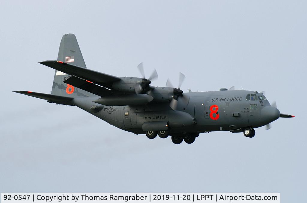 92-0547, 1992 Lockheed C-130H Hercules C/N 382-5332, USA - Air Force Lockheed C-130H Hercules (Nevada Air Guard / 