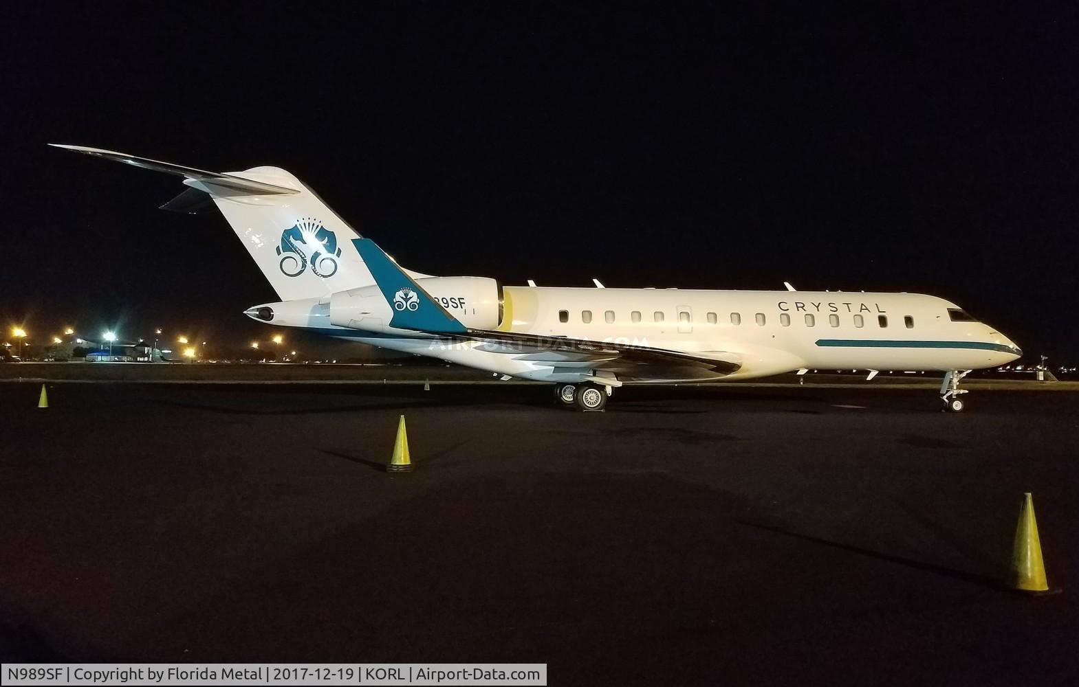 N989SF, 2007 Bombardier BD-700-1A10 Global Express XRS C/N 9234, Global Express