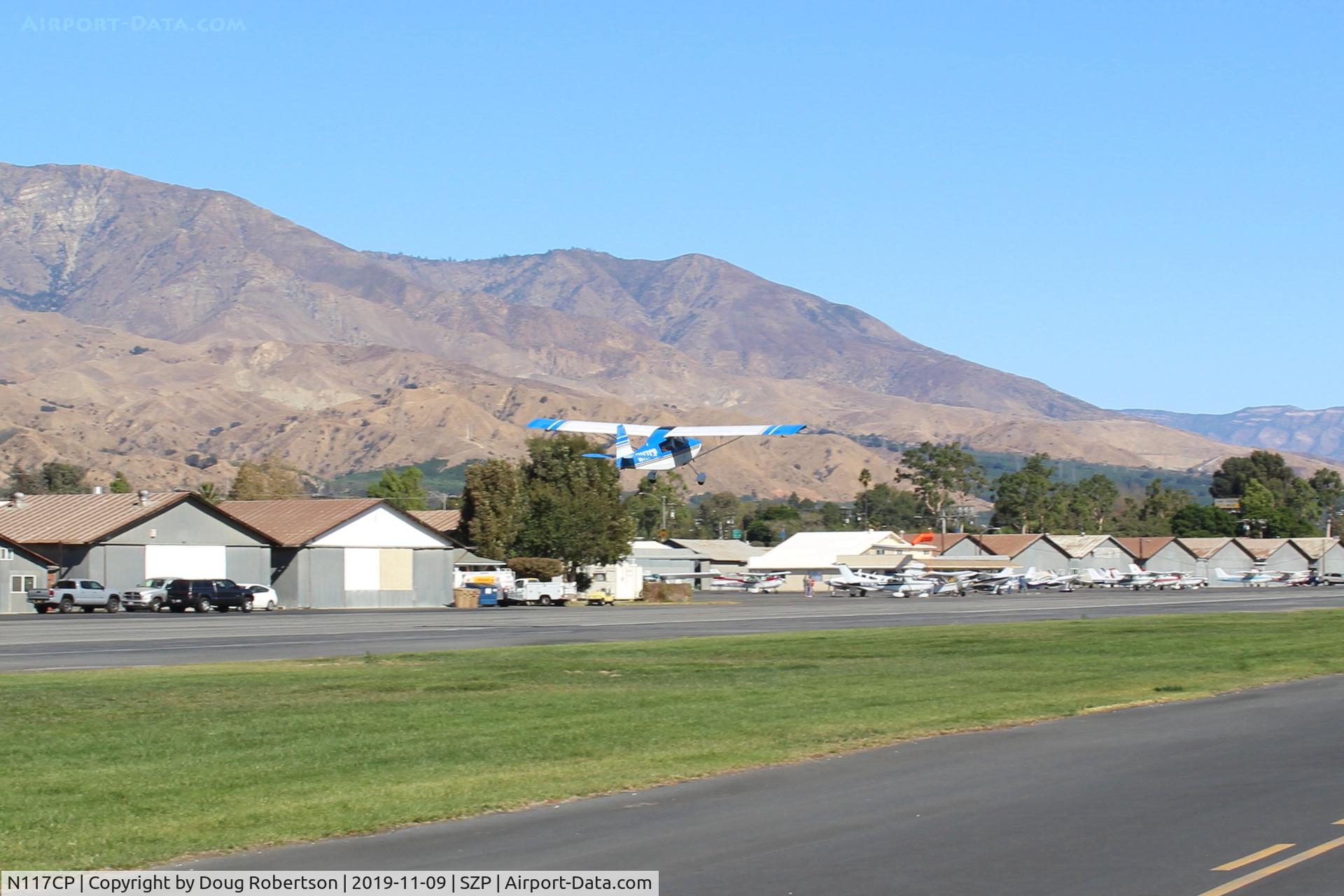 N117CP, American Champion 7GCBC Citabria C/N 1275-99, 1999 American Champion 7GCBC CITABRIA, Lycoming O-320 150 Hp, takeoff climb Rwy 04