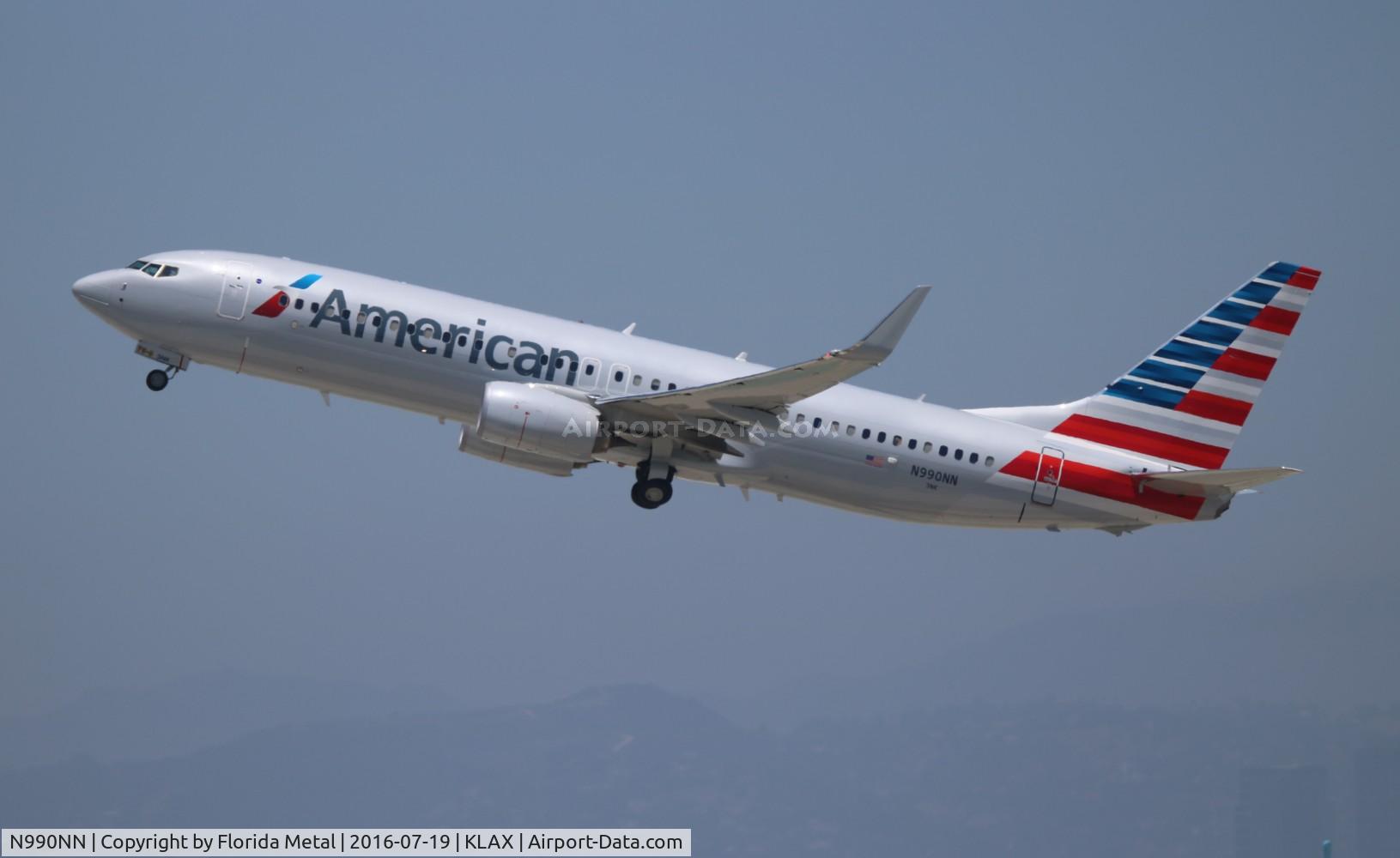 N990NN, 2016 Boeing 737-823 C/N 31241, American