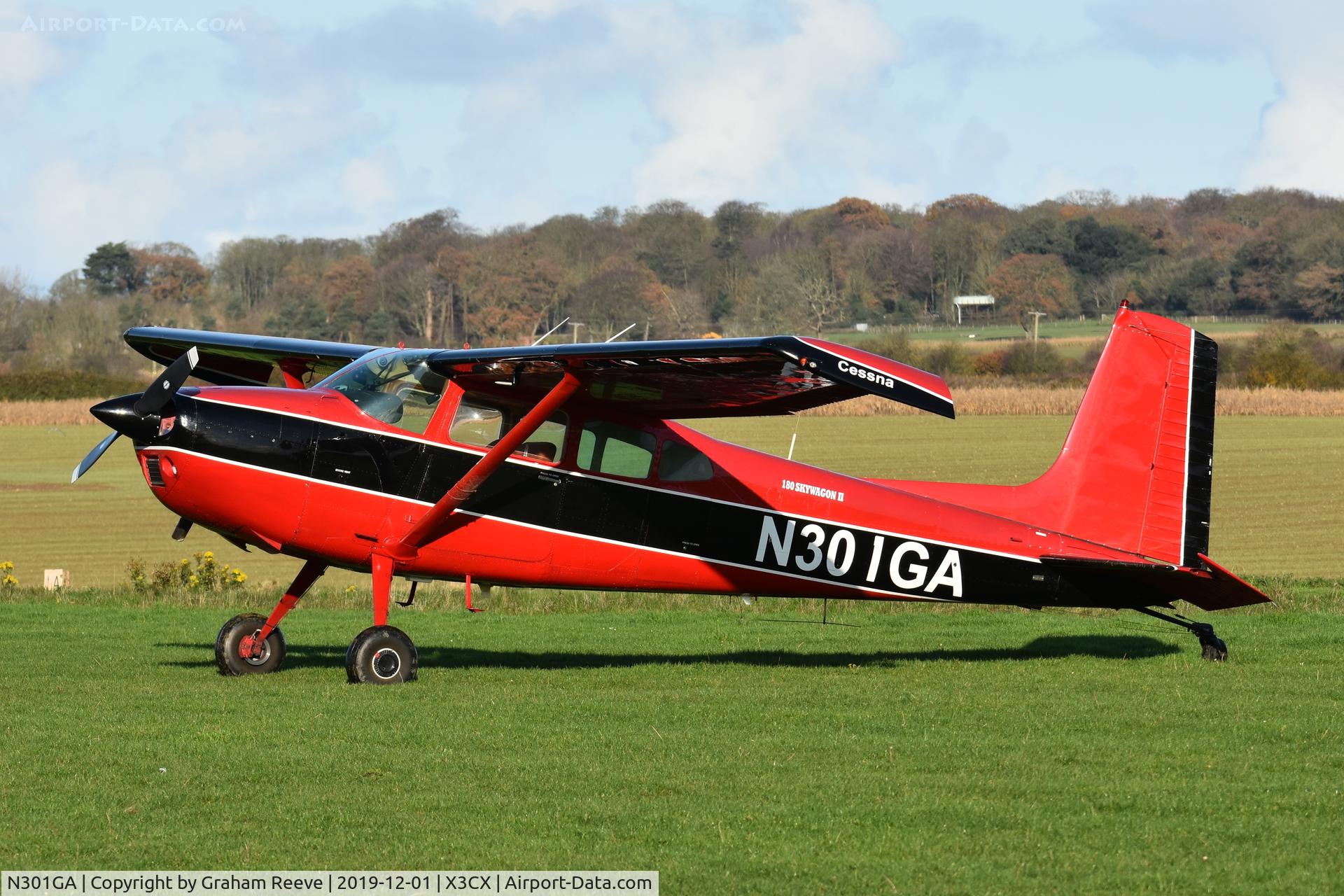 N301GA, 1979 Cessna 180K Skywagon C/N 18052490, Parked at Northrepps.