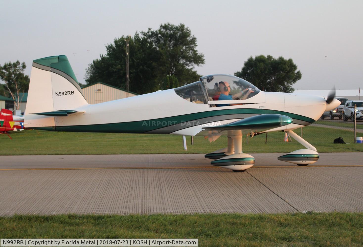 N992RB, 2017 Vans RV-14A C/N 140348, RV-14A