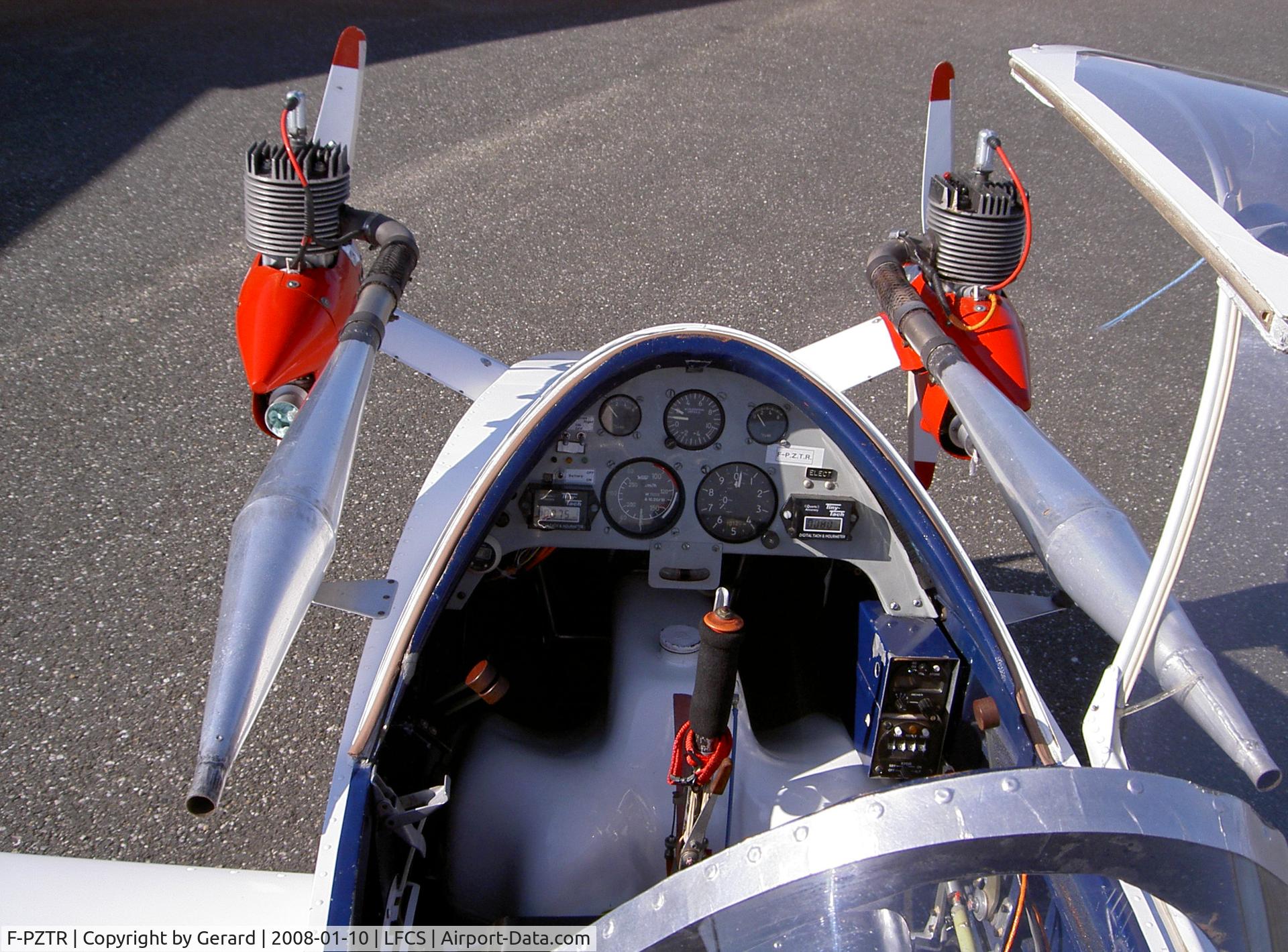F-PZTR, Colomban MC-15 Cri-Cri (Cricket) C/N 121, Cricri cockpit