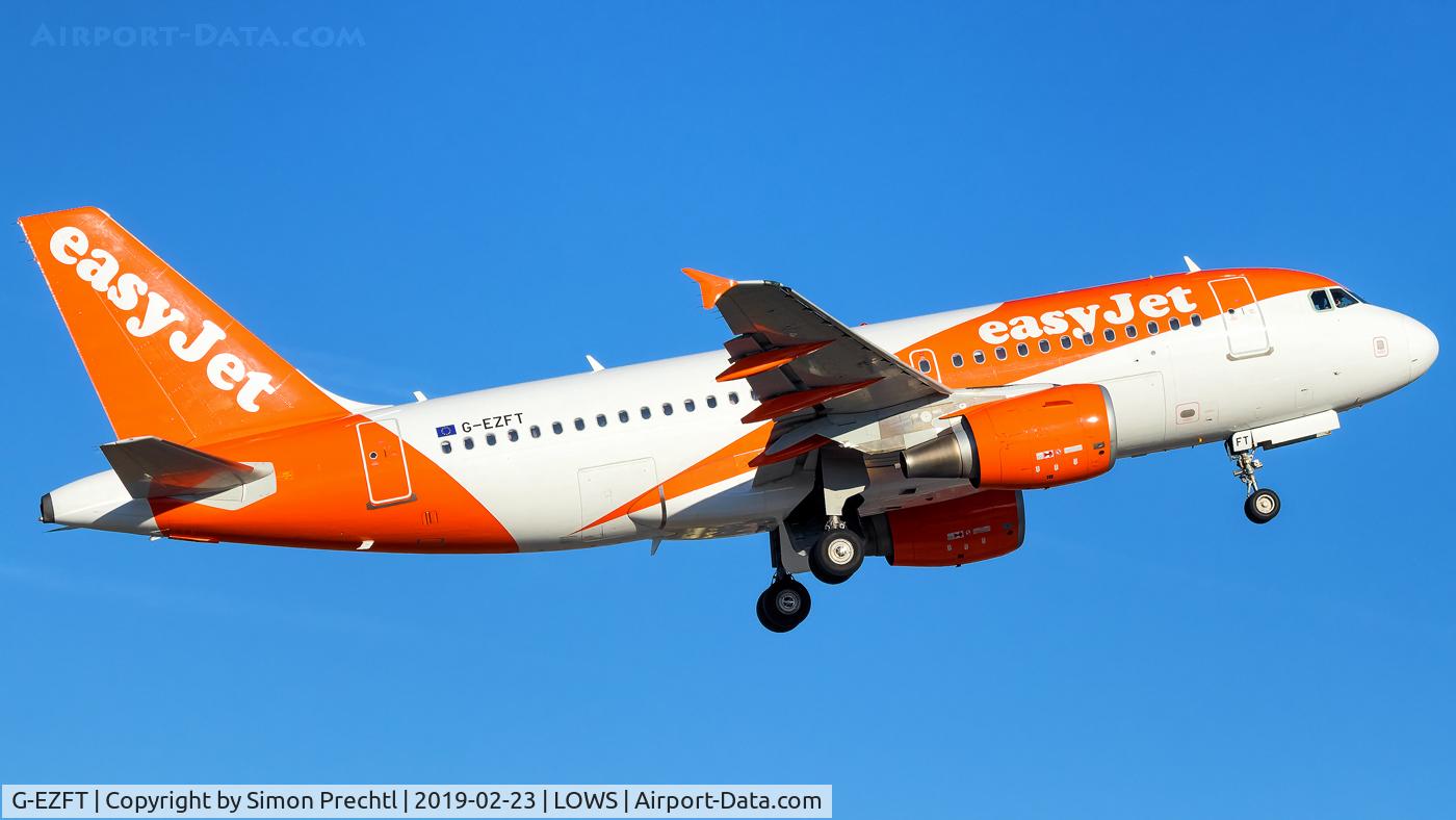 G-EZFT, 2009 Airbus A319-111 C/N 4132, G-EZFT @ Salzburg Airport