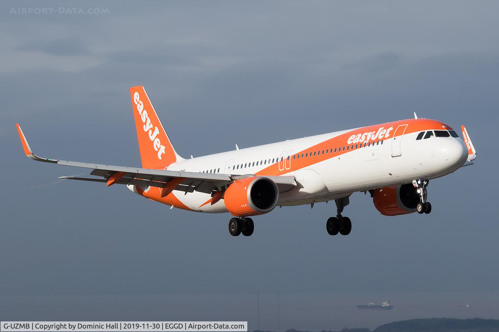 G-UZMB, 2018 Airbus A321-251NX C/N 8369, Landing RWY 09