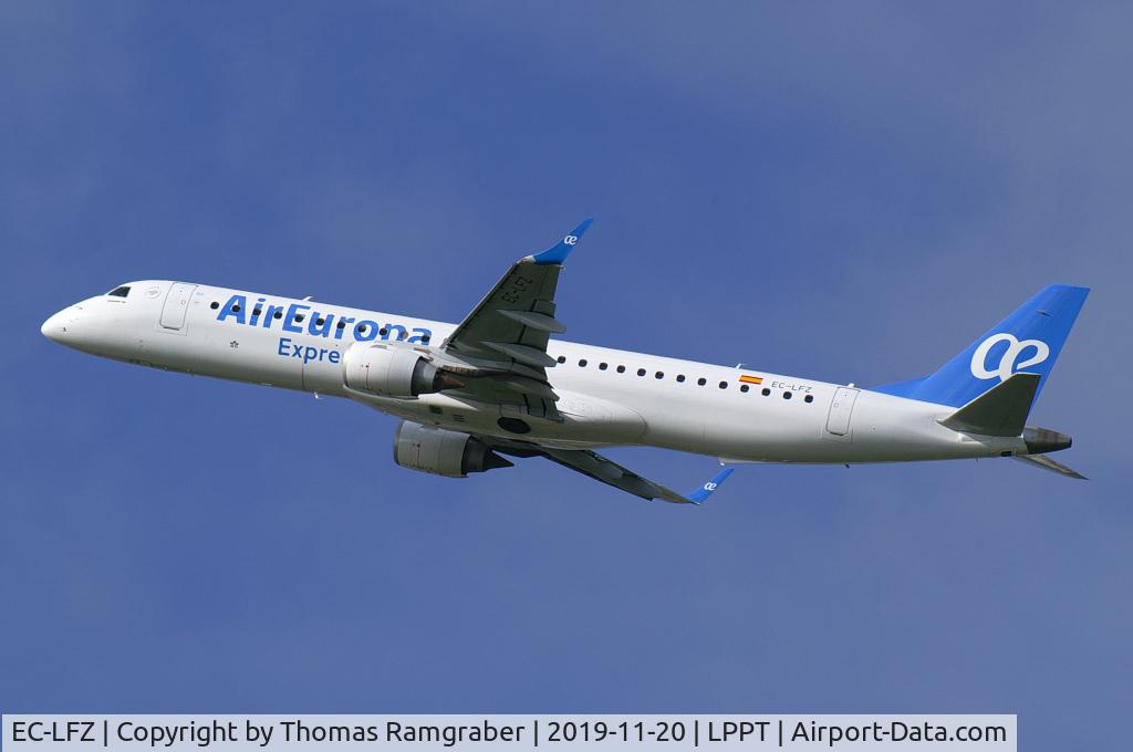 EC-LFZ, 2010 Embraer 195LR (ERJ-190-200LR) C/N 19000357, Air Europa Express Embraer 195