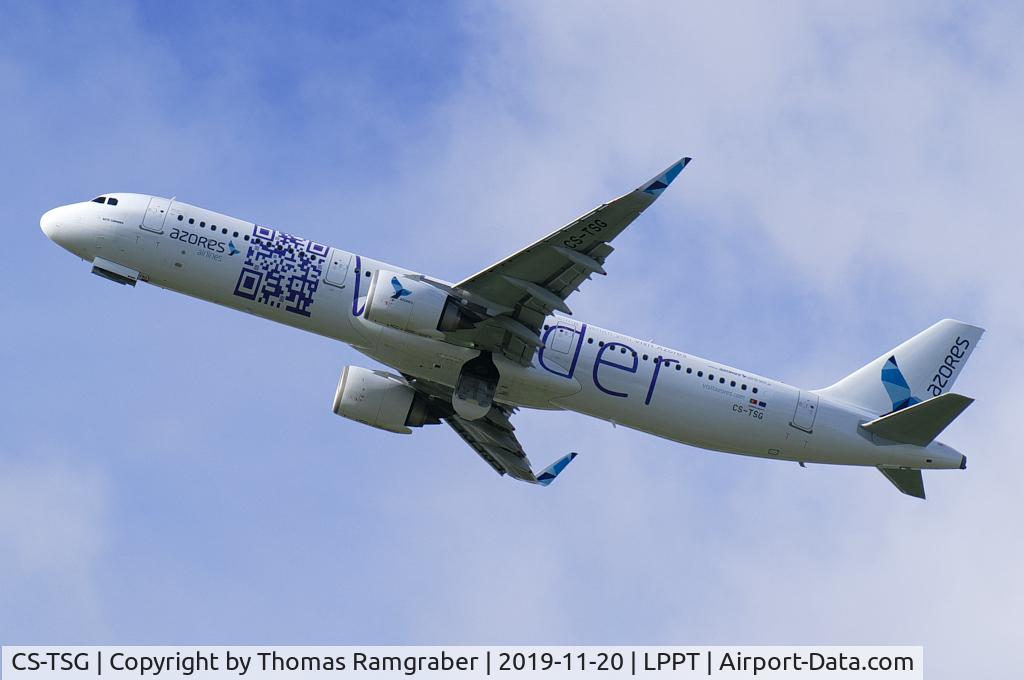 CS-TSG, 2018 Airbus A321-253N C/N 8051, Azores Airlines Airbus A321Neo