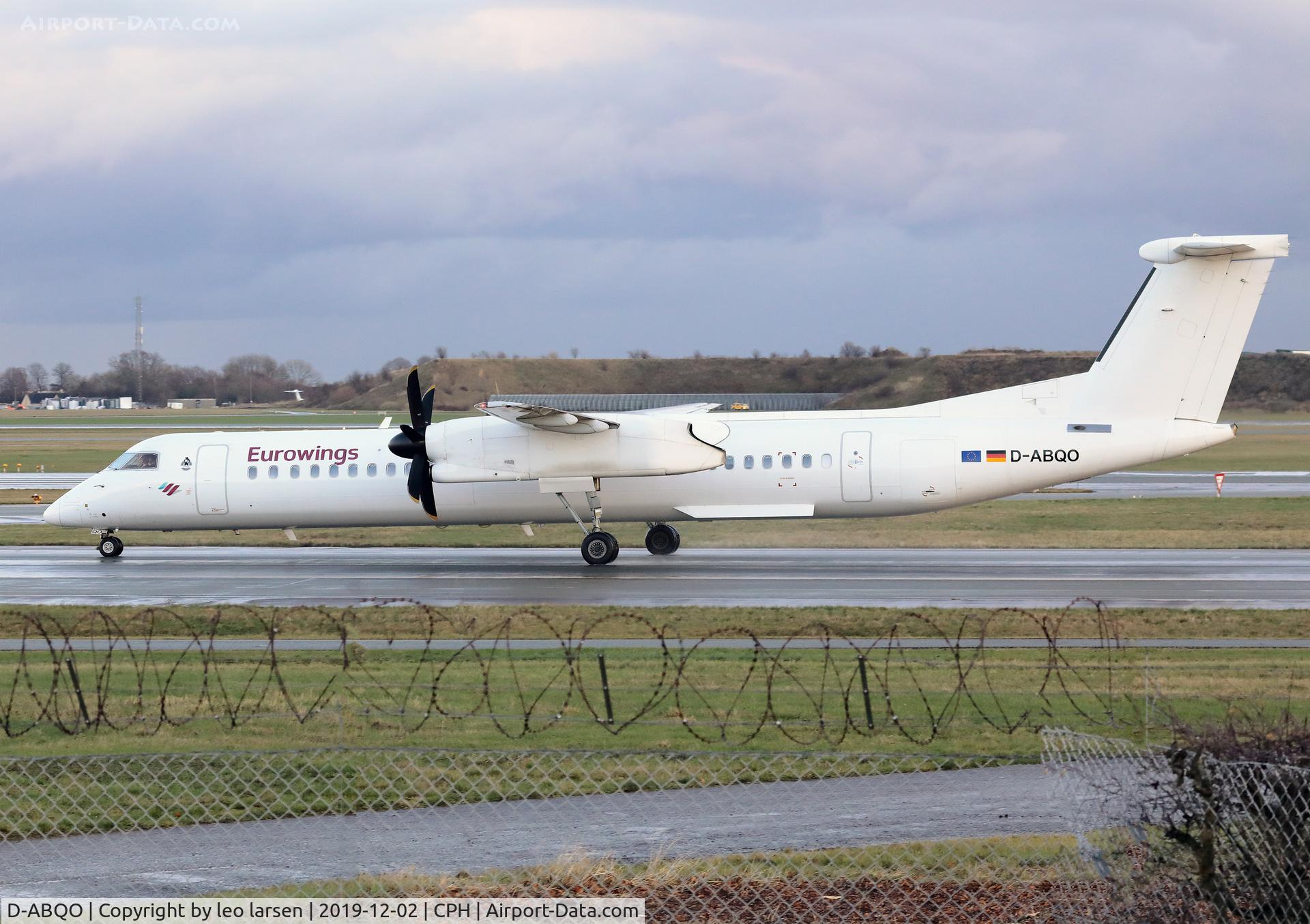 D-ABQO, 2006 De Havilland Canada DHC-8-402Q Dash 8 Dash 8 C/N 4129, Copenhagen 2.12.2019