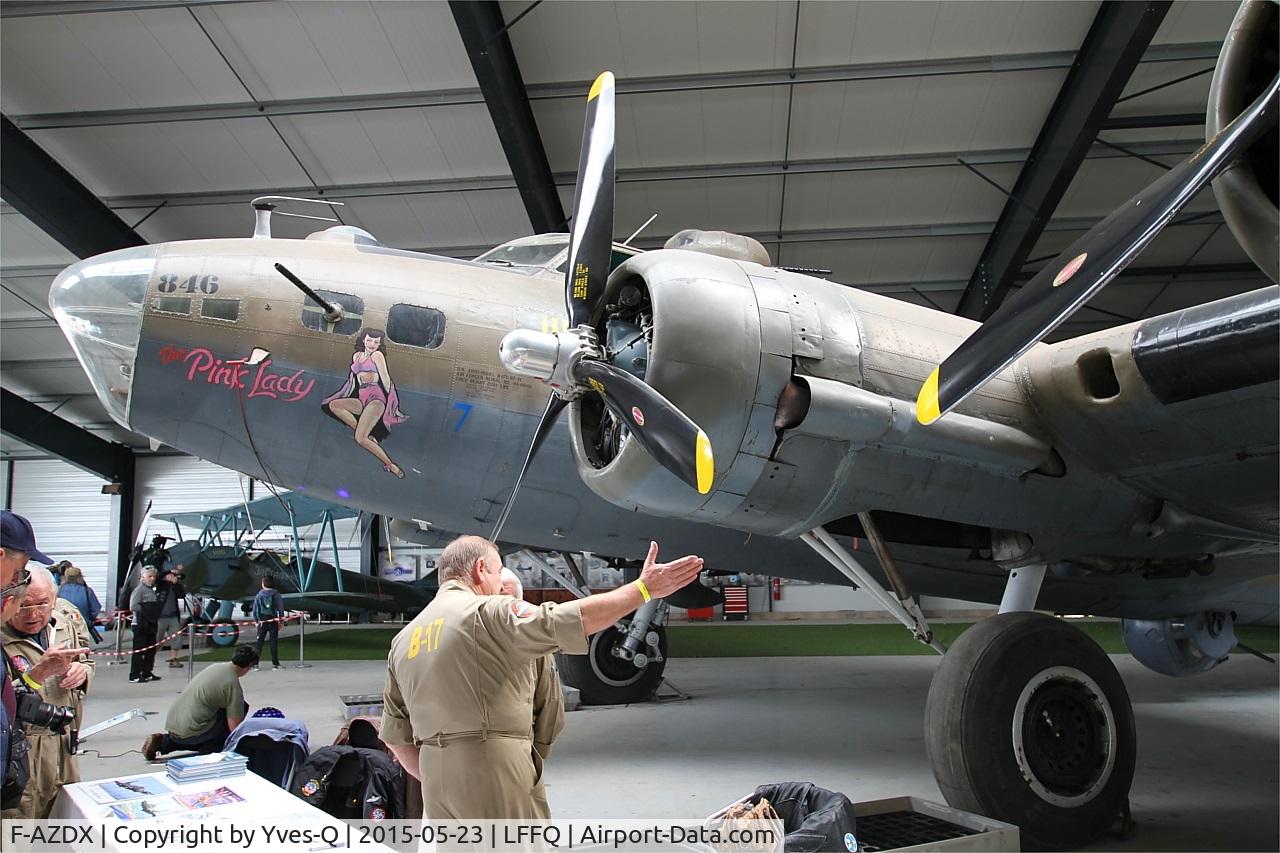 F-AZDX, 1944 Boeing B-17G Flying Fortress C/N 8246, Boeing B-17G Flying Fortress, Static display, La Ferté-Alais airfield (LFFQ) Air show 2015
