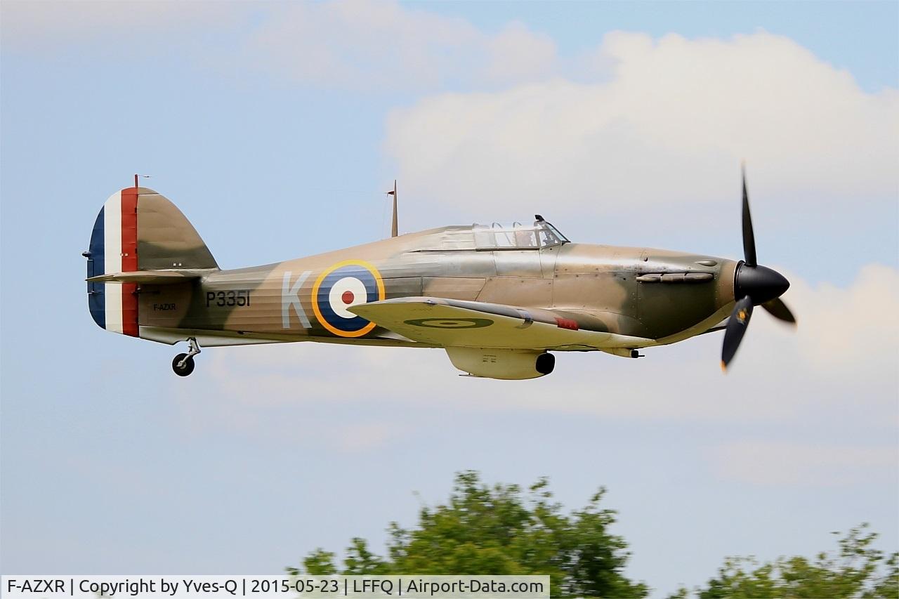 F-AZXR, Hawker Hurricane IIA C/N Not found ZK-TPK, Hawker Hurricane Mk.IIa, On display, La Ferté-Alais airfield (LFFQ) Airshow 2015