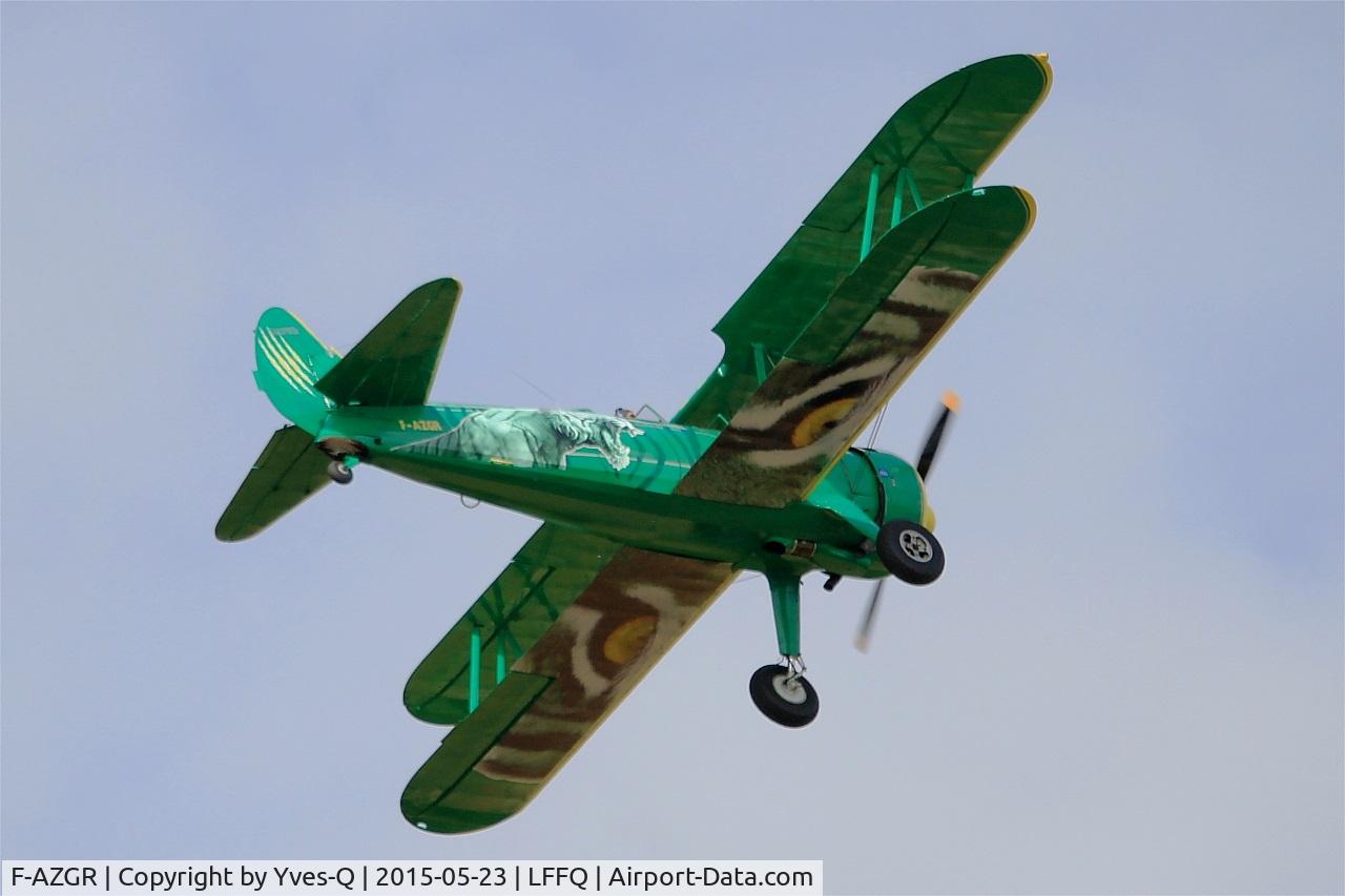 F-AZGR, Boeing N2S-3 Kaydet (B75N1) C/N 75-2650, Boeing N2S-3 Kaydet (B75N1), On display, La Ferté-Alais airfield (LFFQ) Airshow 2015