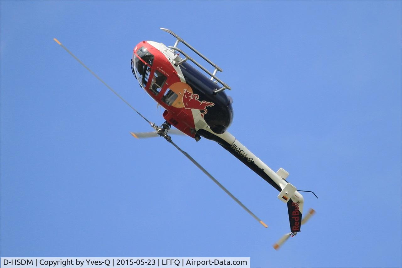 D-HSDM, MBB Bo-105CB C/N S-126, MBB Bo-105CB, On display, La Ferté-Alais airfield (LFFQ) Airshow 2015
