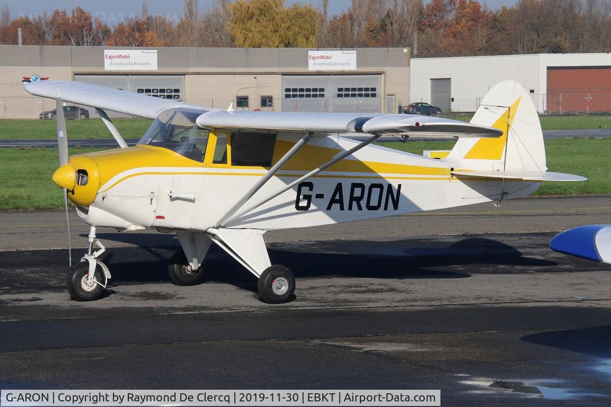 G-ARON, 1961 Piper PA-22-108 Colt Colt C/N 22-8822, Visitor at Wevelgem.