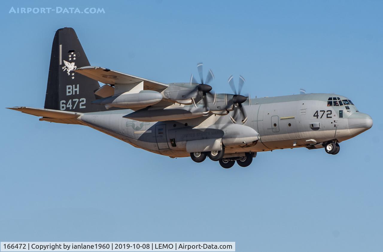 166472, Lockheed Martin KC-130J Hercules Hercules C/N 382-5543, Landing at Moron Air Base (LEMO)
