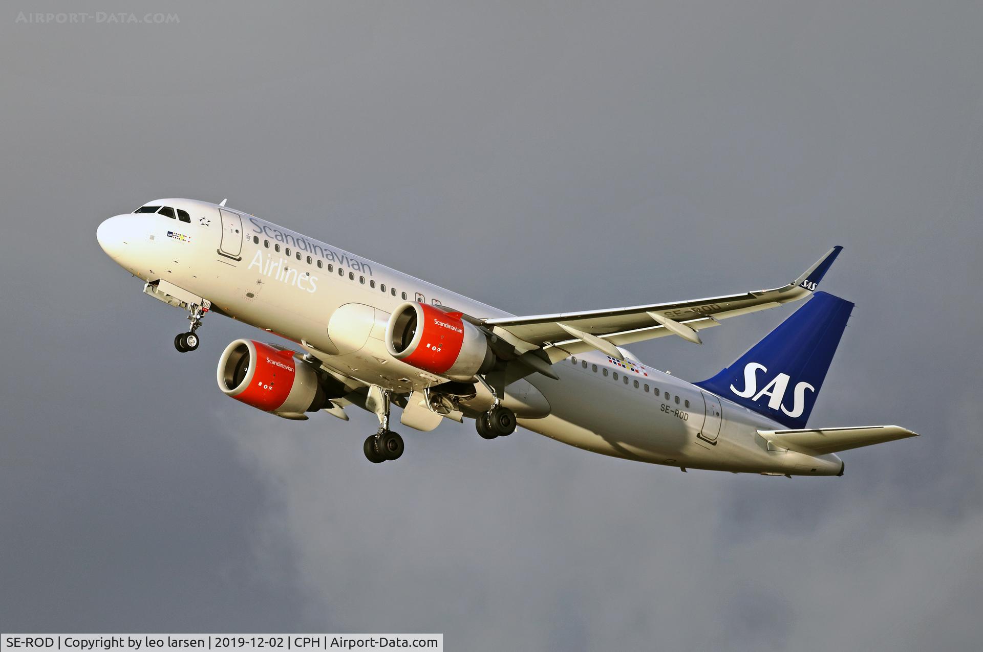 SE-ROD, 2017 Airbus A320-251N C/N 7755, Copenhagen 2.12.2019 T/O R-22R