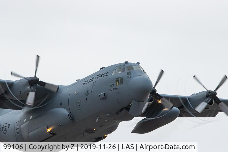 99106, Lockheed Martin C-130H C/N 899106, Taking off from Las Vegas/Mc Carren International