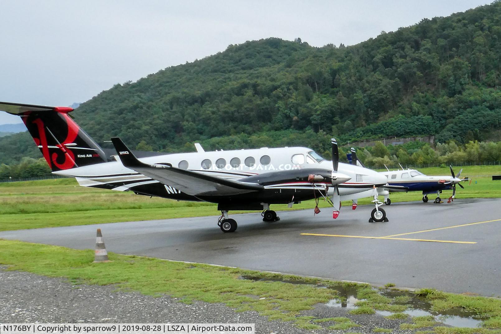N176BY, 2013 Beech B200GT King Air C/N BY-176, A rainy day at Lugano-Agno