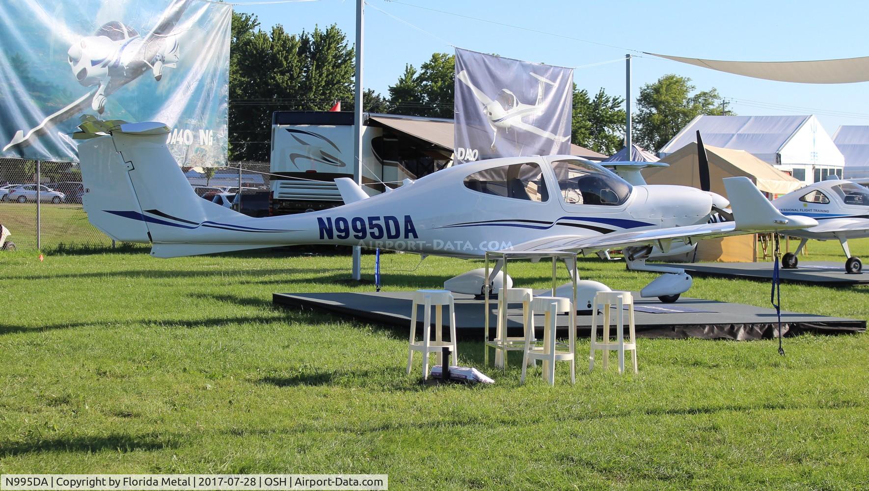 N995DA, 2017 Diamond DA-40 NG Diamond Star Diamond Star C/N 40.NC002, DA-40