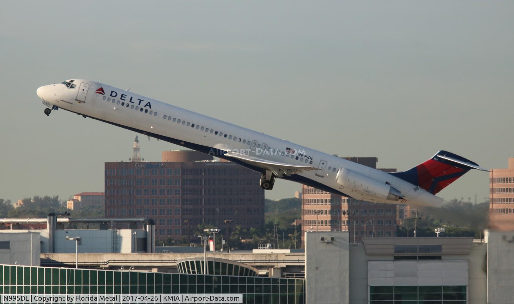 N995DL, 1991 McDonnell Douglas MD-88 C/N 53362, Delta