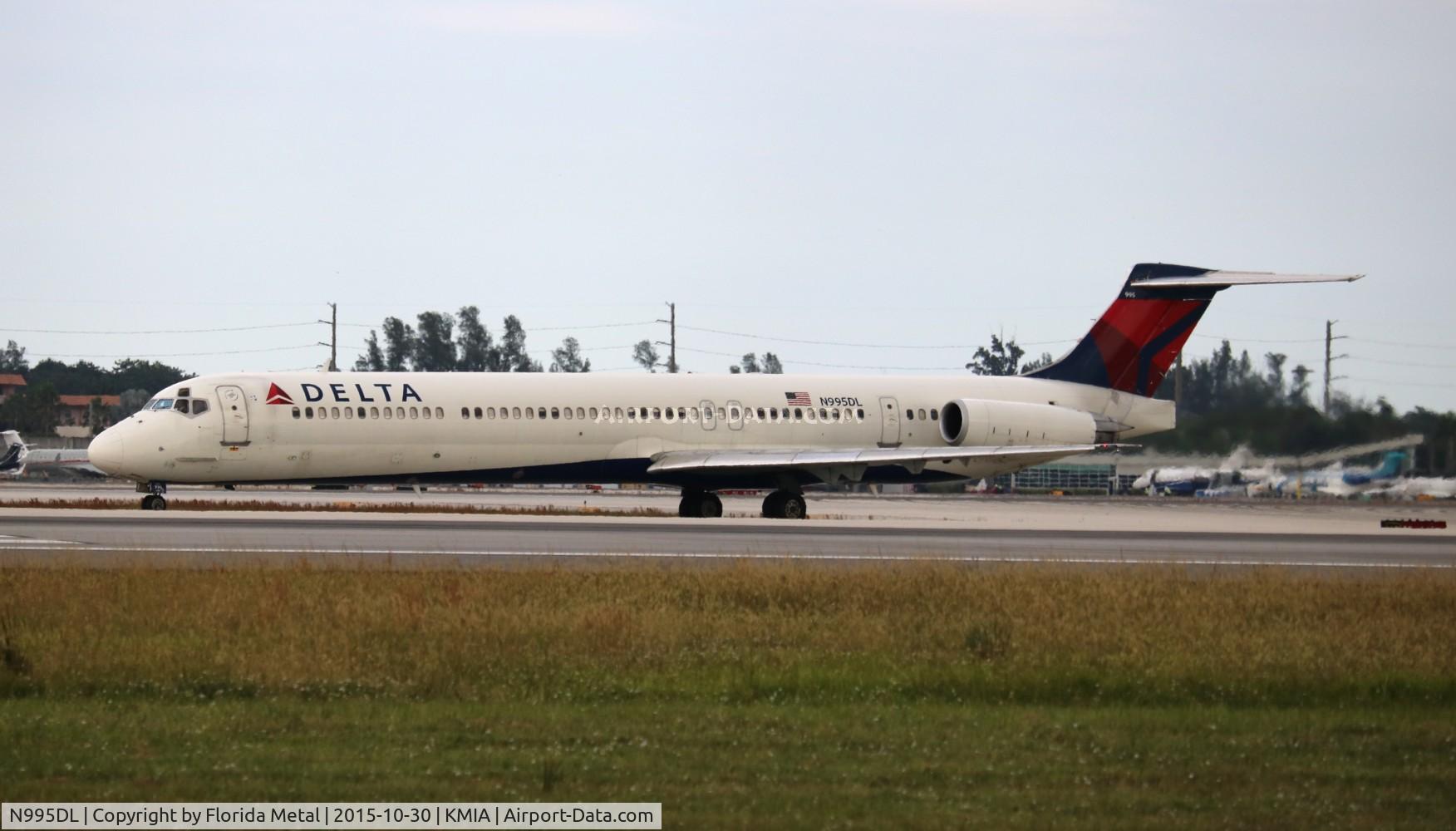 N995DL, 1991 McDonnell Douglas MD-88 C/N 53362, Delta