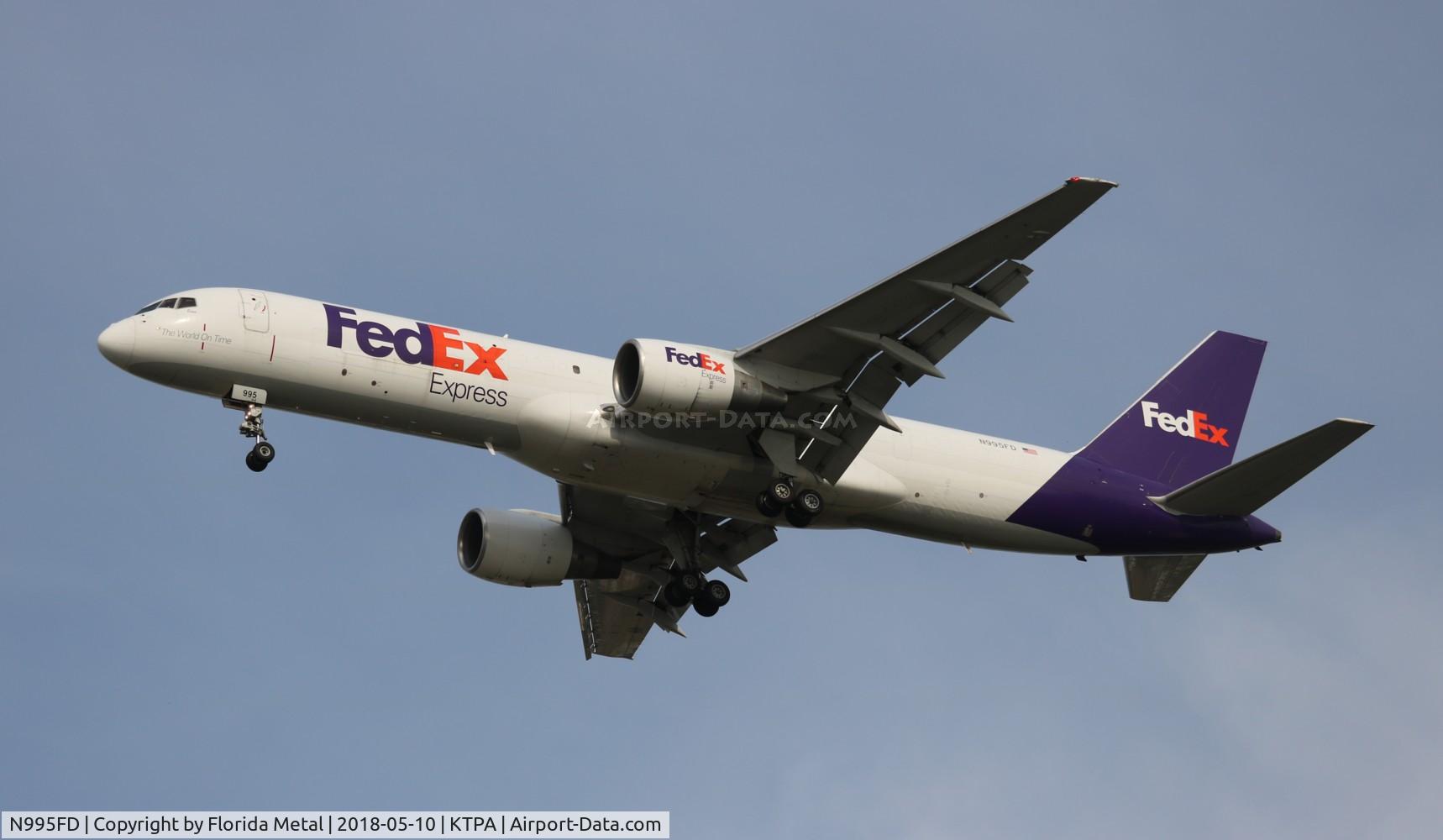N995FD, 1992 Boeing 757-2Q8 C/N 25131, FedEx