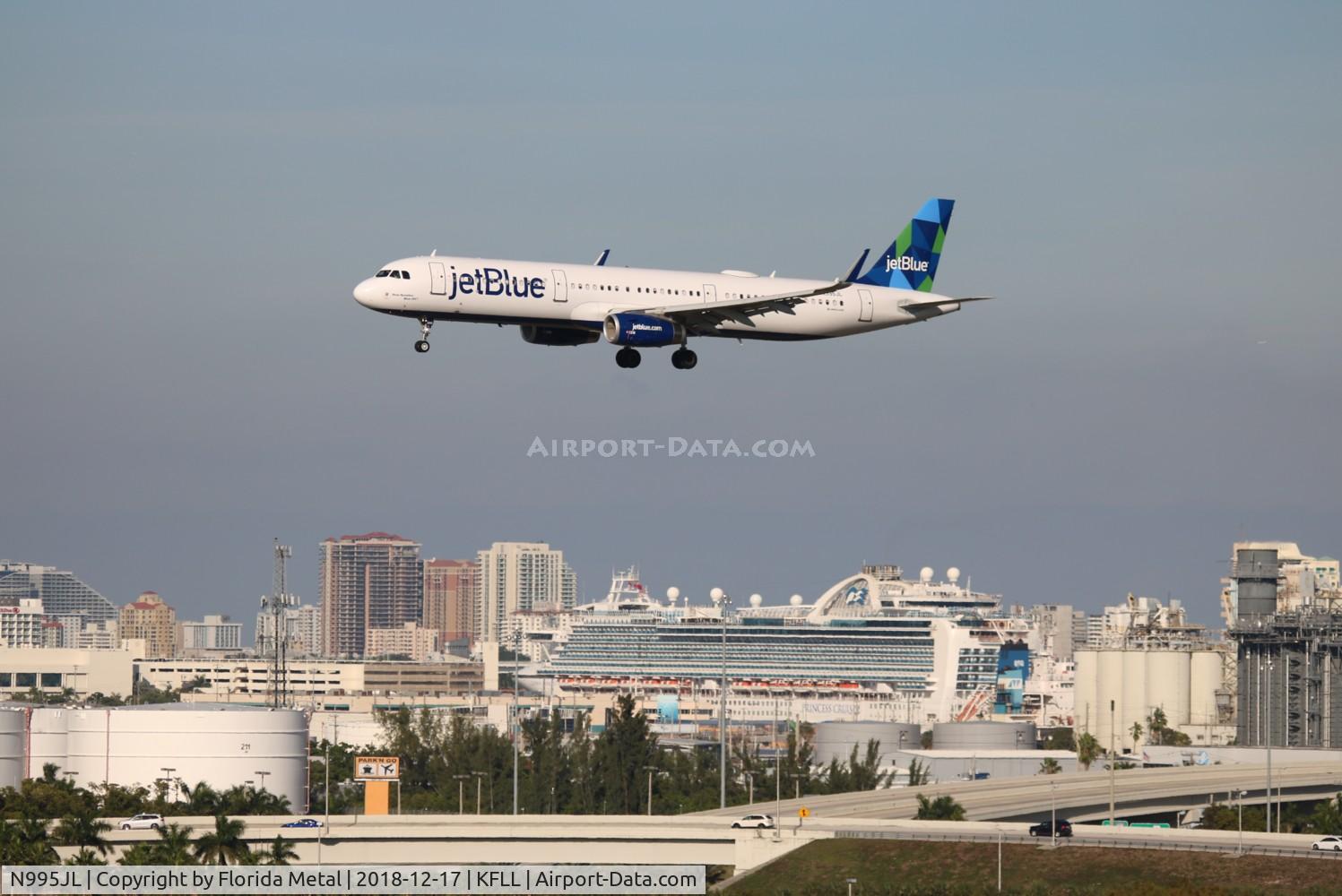 N995JL, 2018 Airbus A321-231 C/N 8293, JetBlue