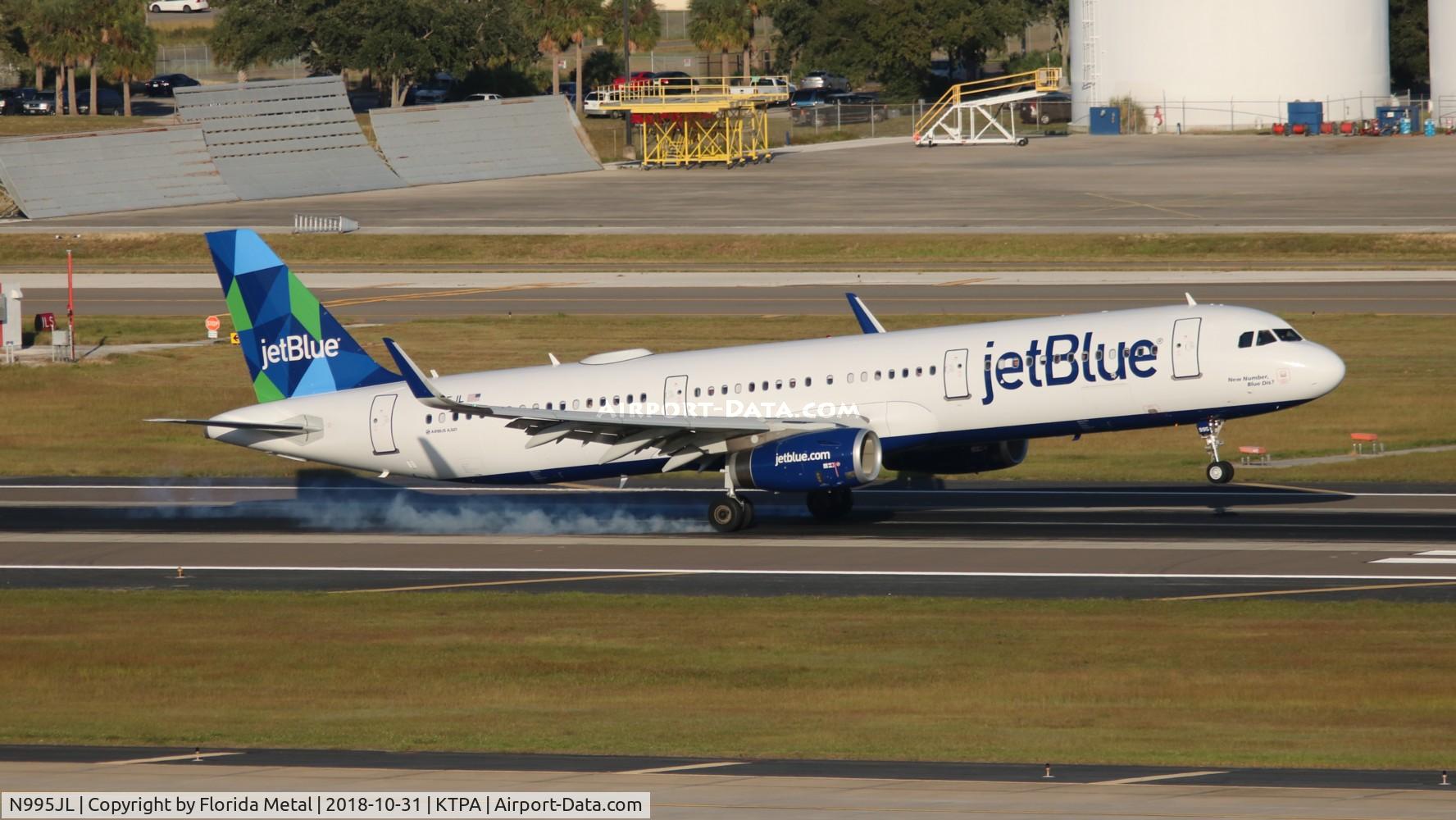 N995JL, 2018 Airbus A321-231 C/N 8293, JetBlue