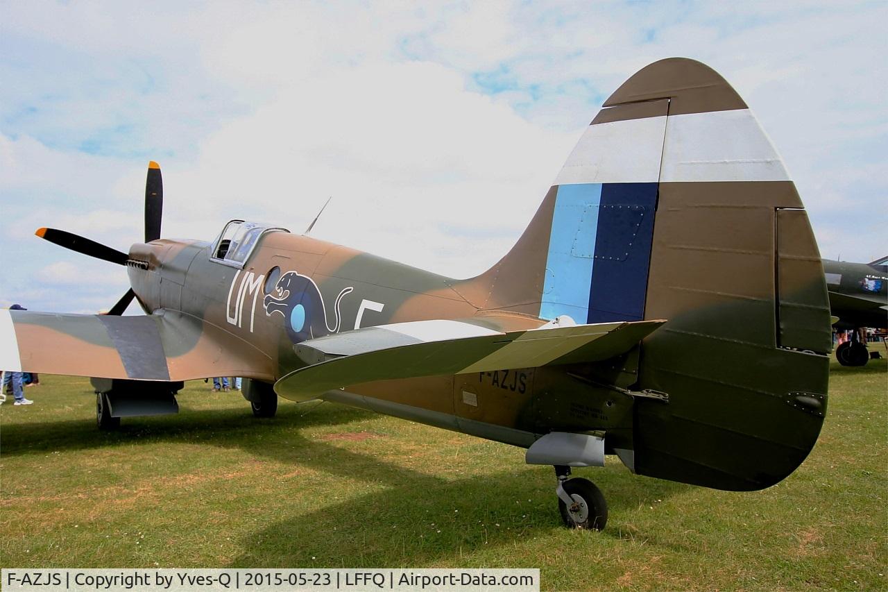 F-AZJS, 1944 Supermarine 389 Spitfire PR.XIX C/N 6S/585110, Supermarine 389 Spitfire PR.XIX, Static display, La Ferté-Alais airfield (LFFQ) Air show 2015